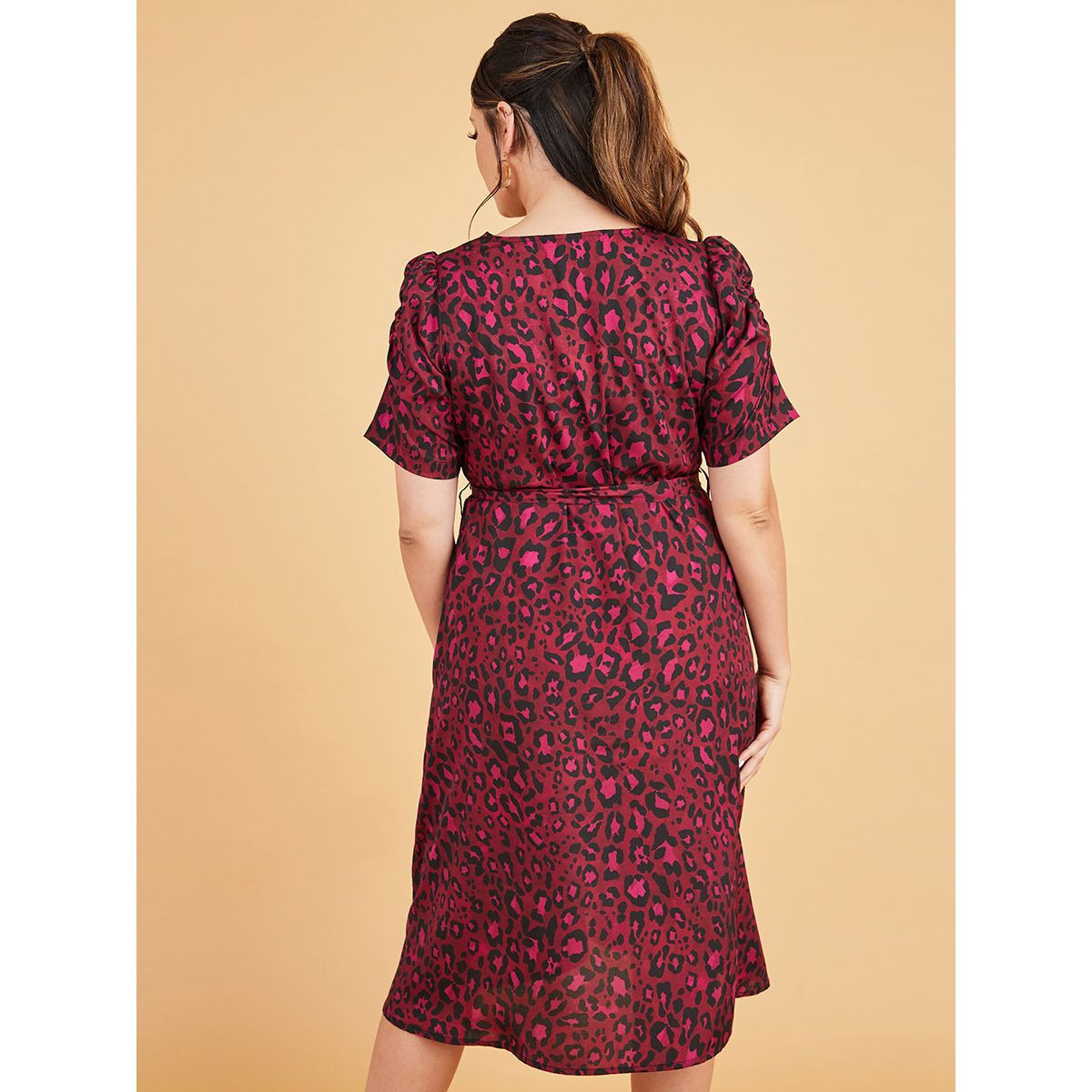 فستان مطبع بأكمام منفوخة من ستايلي-women-clothing-dresses-image-4