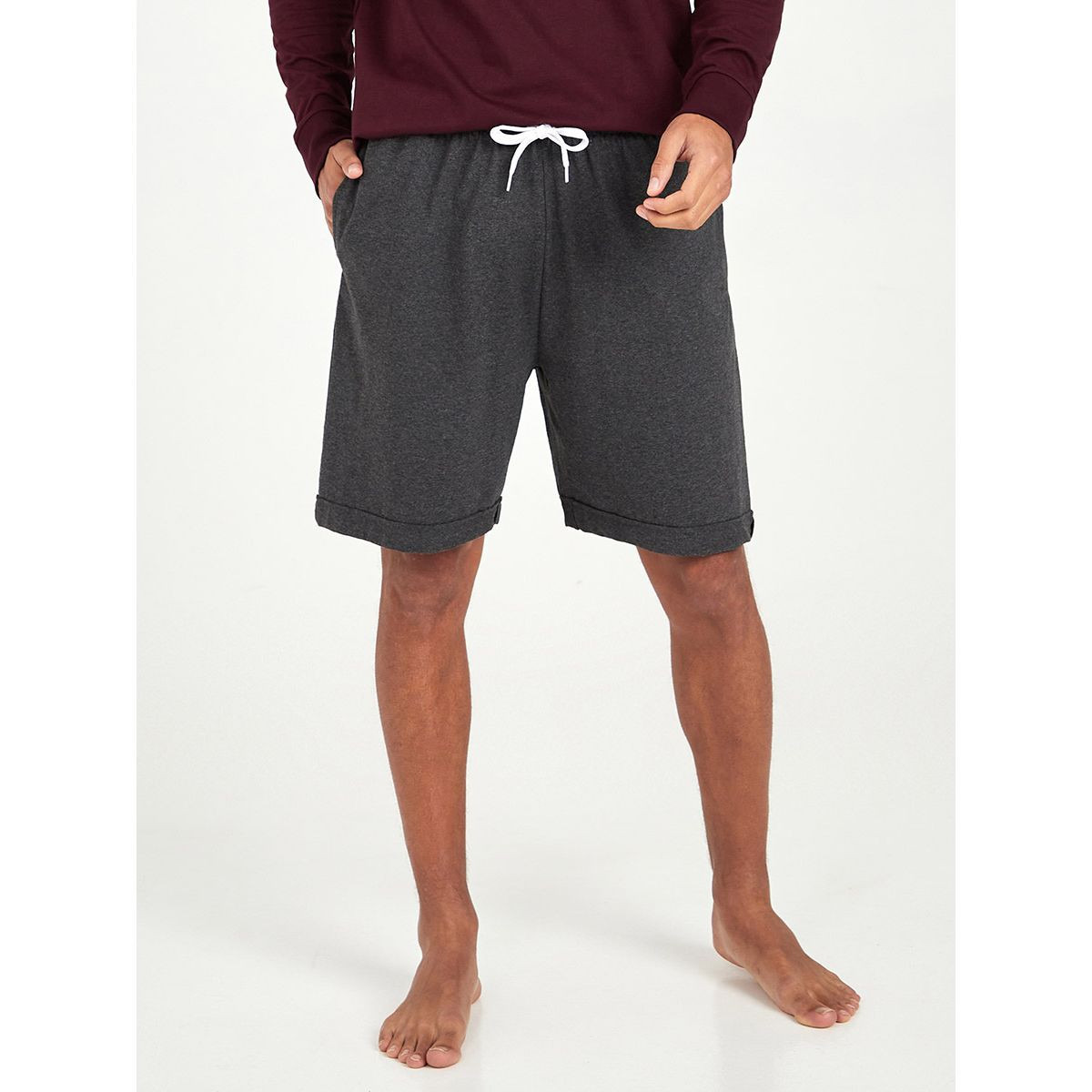 طقم من ( تيشيرت + شورت )-men-clothing-nightwear-sets-image-1