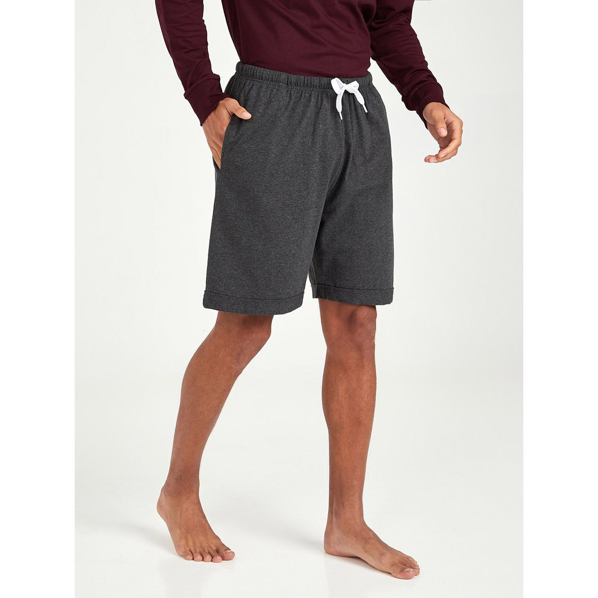 طقم من ( تيشيرت + شورت )-men-clothing-nightwear-sets-image-5