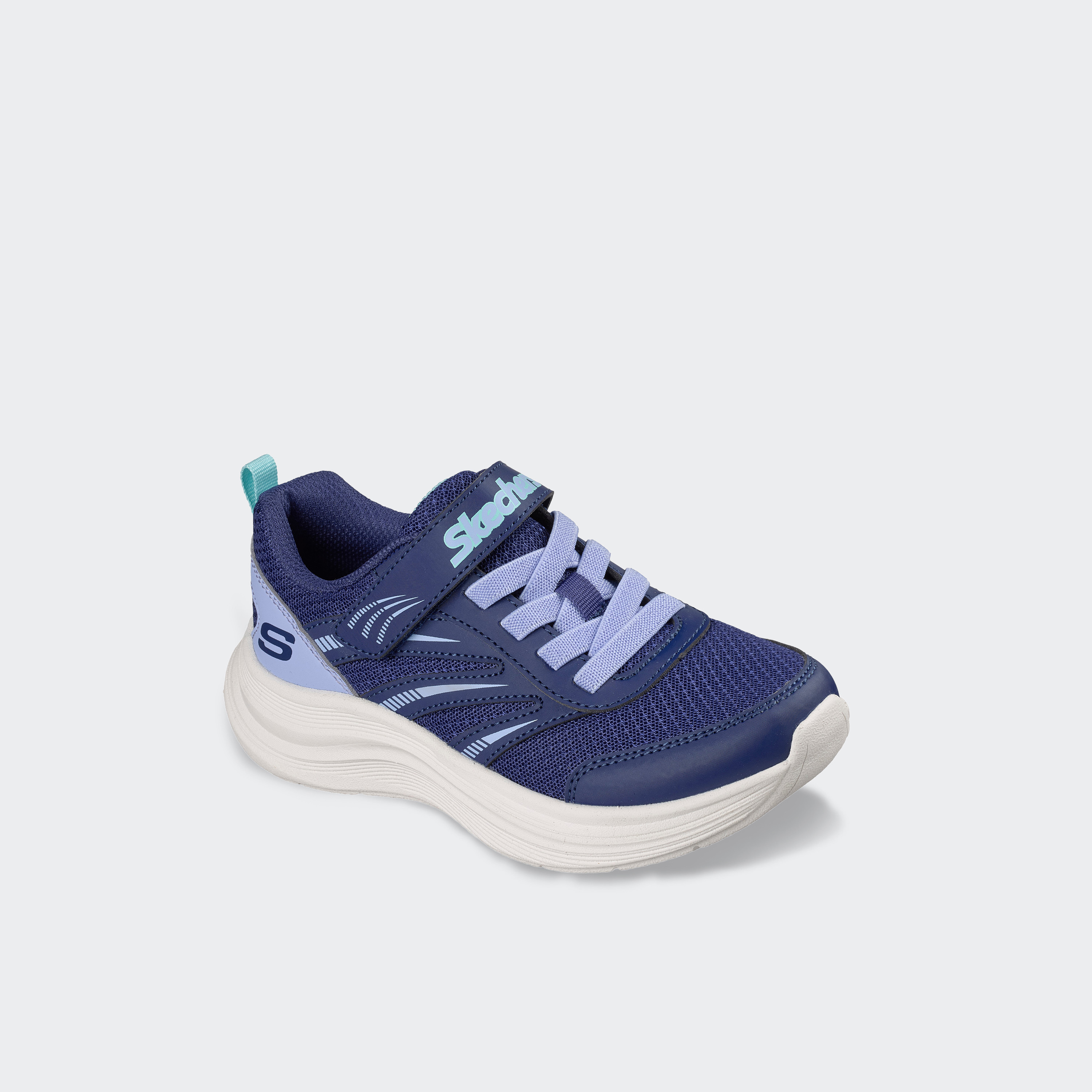 Skechers Girls Streamline Hook & Loop Ankle Sneakers-girls-shoes-sneakers-image-1