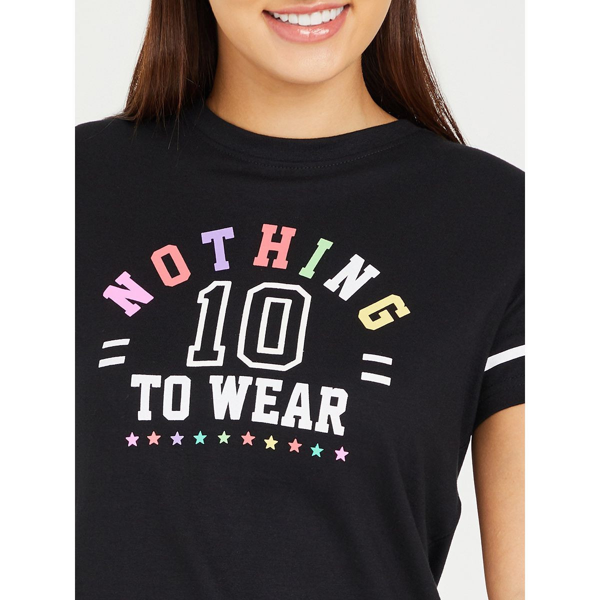 فستان مطبع بشعار من ستايلي-women-clothing-nightwear-nighties-image-3