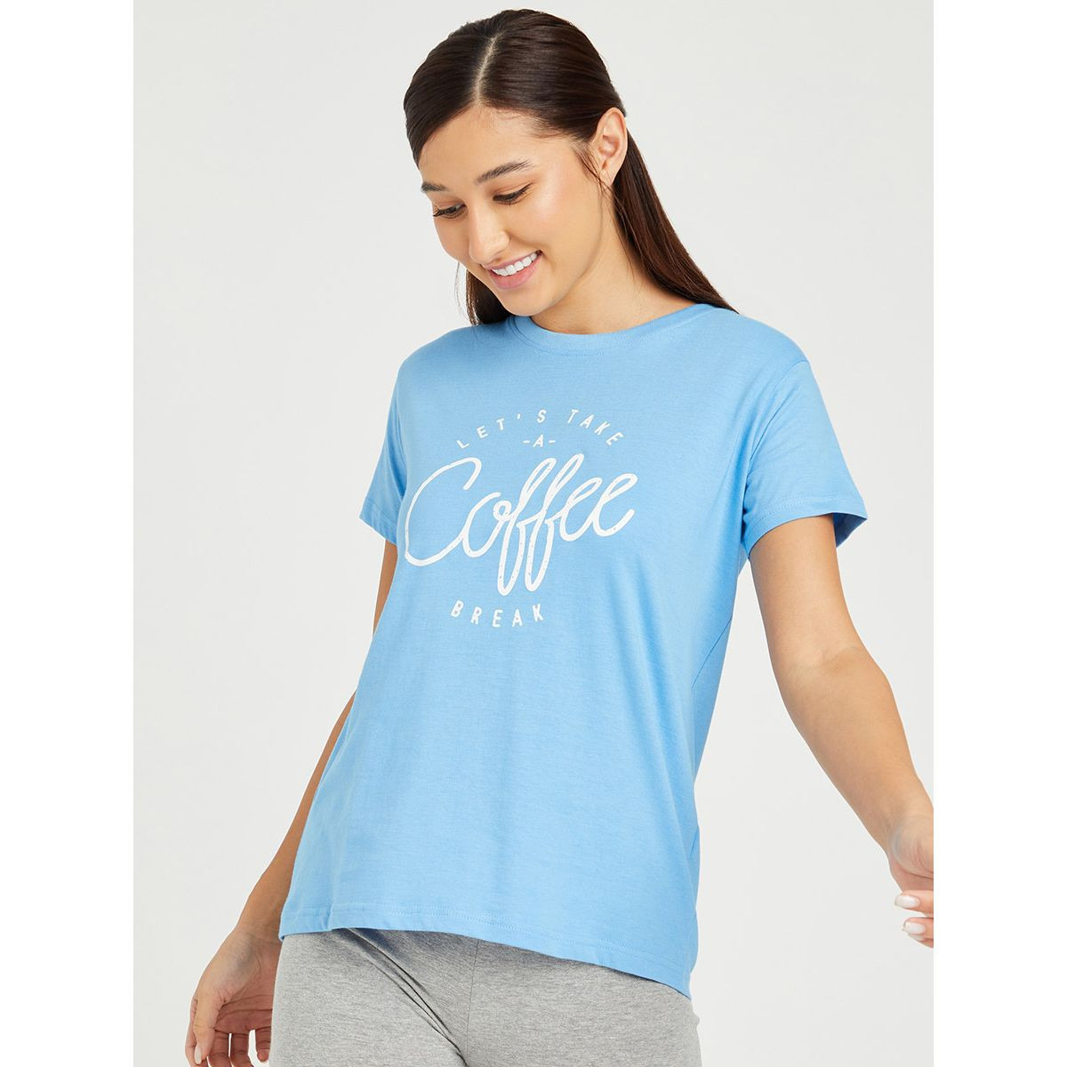 طقم بيجاما من ( تيشيرت + بنطال ) من ستايلي-women-clothing-nightwear-pyjamas-longsets-image-2