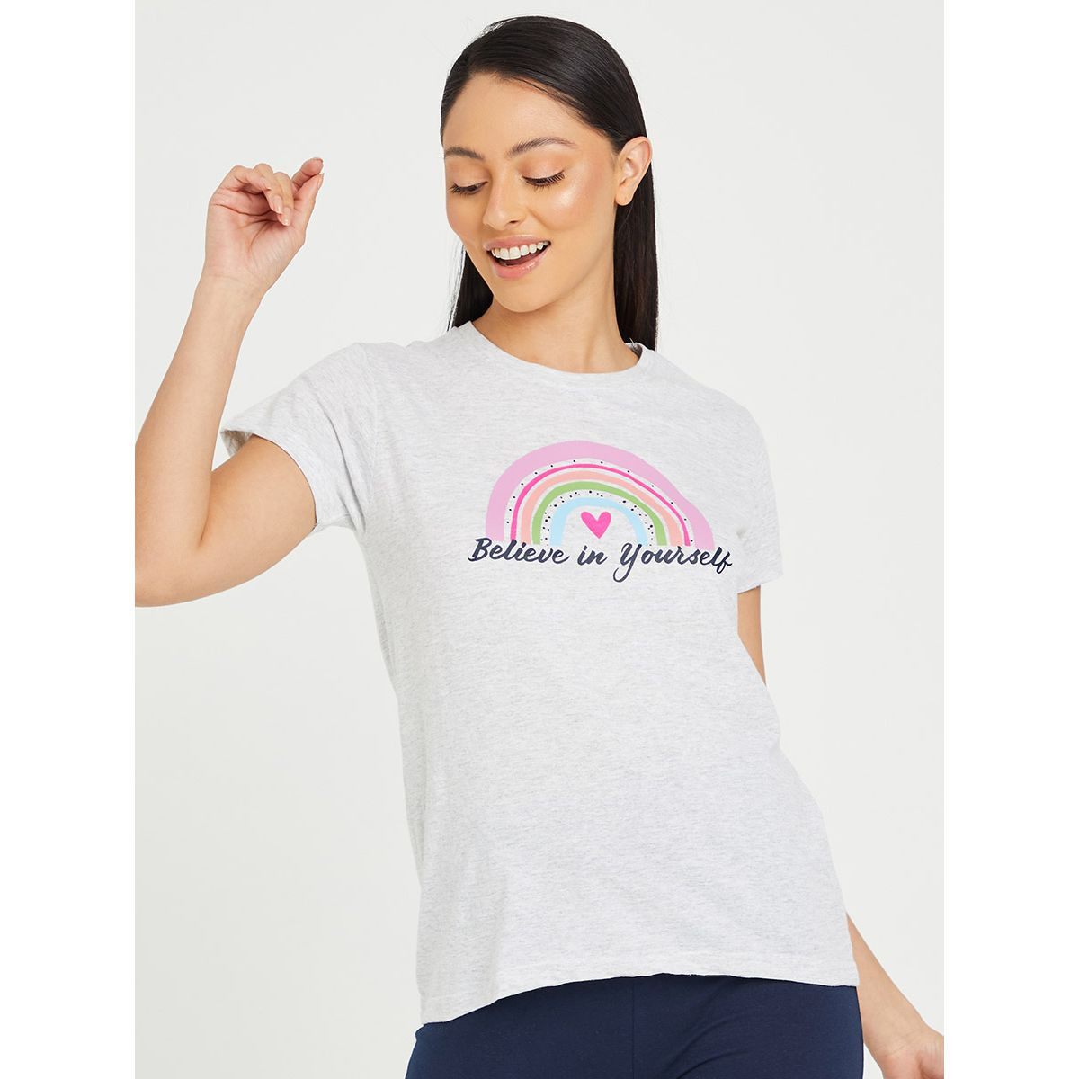 طقم بيجاما من ( تيشيرت + بنطال ) من ستايلي-women-clothing-nightwear-pyjamas-longsets-image-2