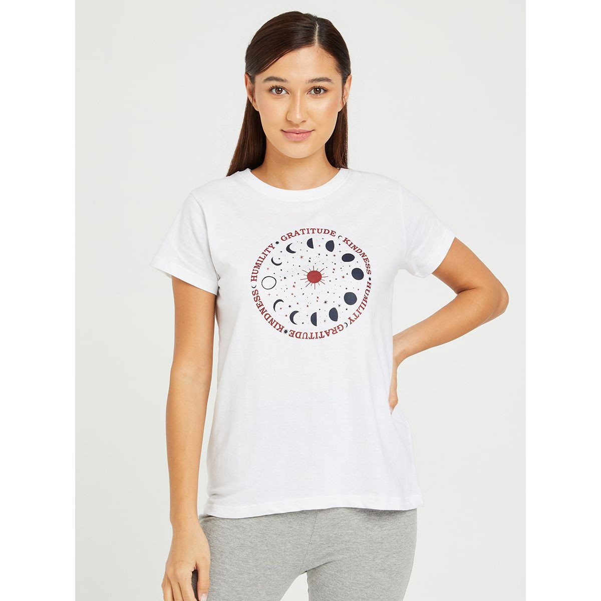 طقم بيجاما من ( تيشيرت + بنطال ) من ستايلي-women-clothing-nightwear-pyjamas-longsets-image-2
