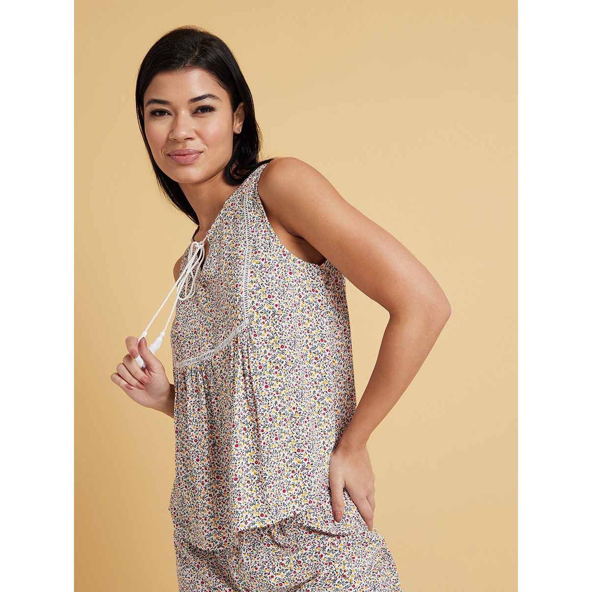 طقم بيجاما من ( بلوزة + بنطال )-women-clothing-nightwear-pyjamas-longsets-image-3