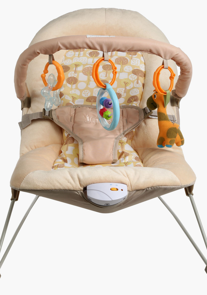 Baby Bouncer with Hanging Toys-Infant Activity-image-1