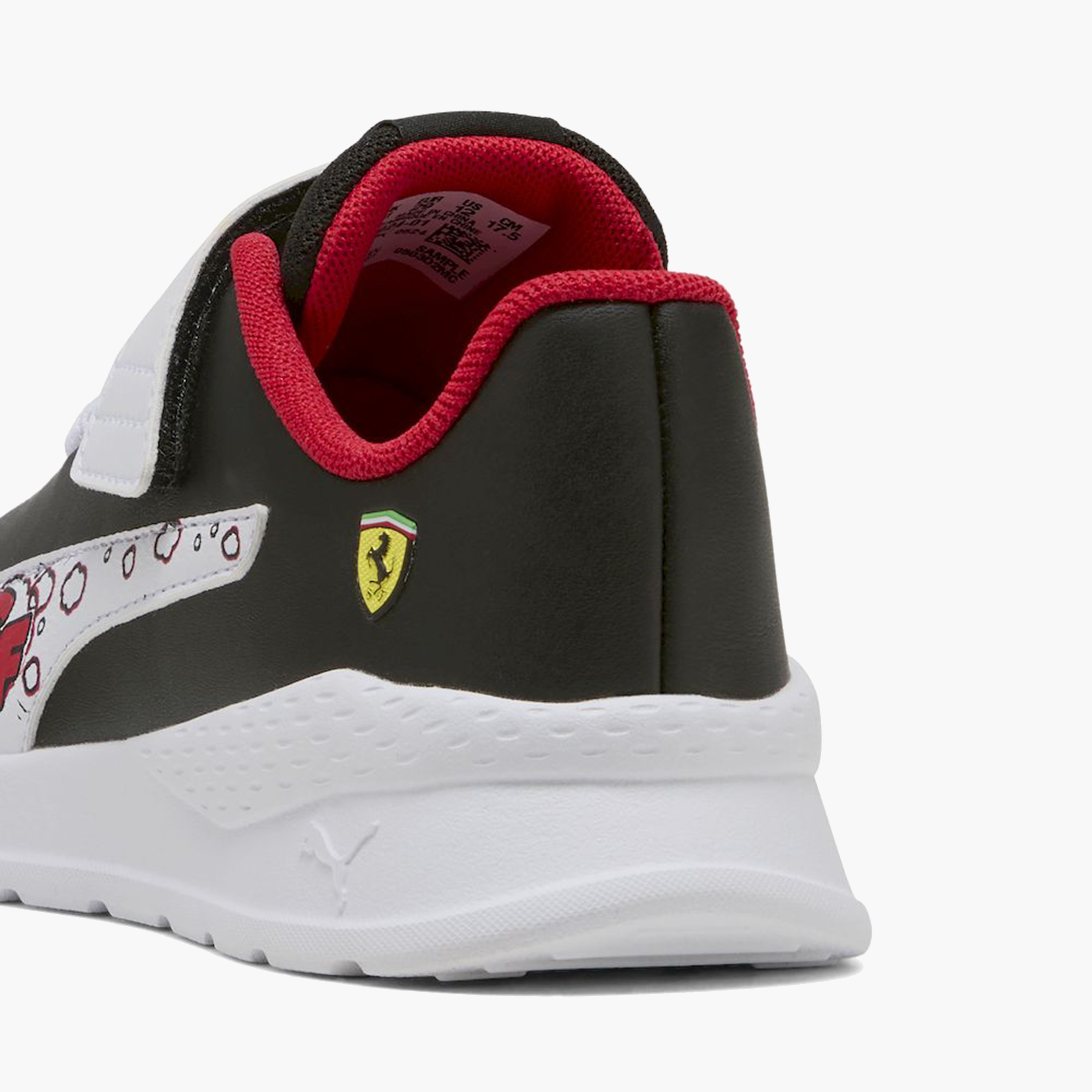 بوما - حذاء رياضي للأولاد فيراري انزارون LS بشريط لاصق بخطاف وحلقة 309024 | OE-sports-boys-shoes-image-6