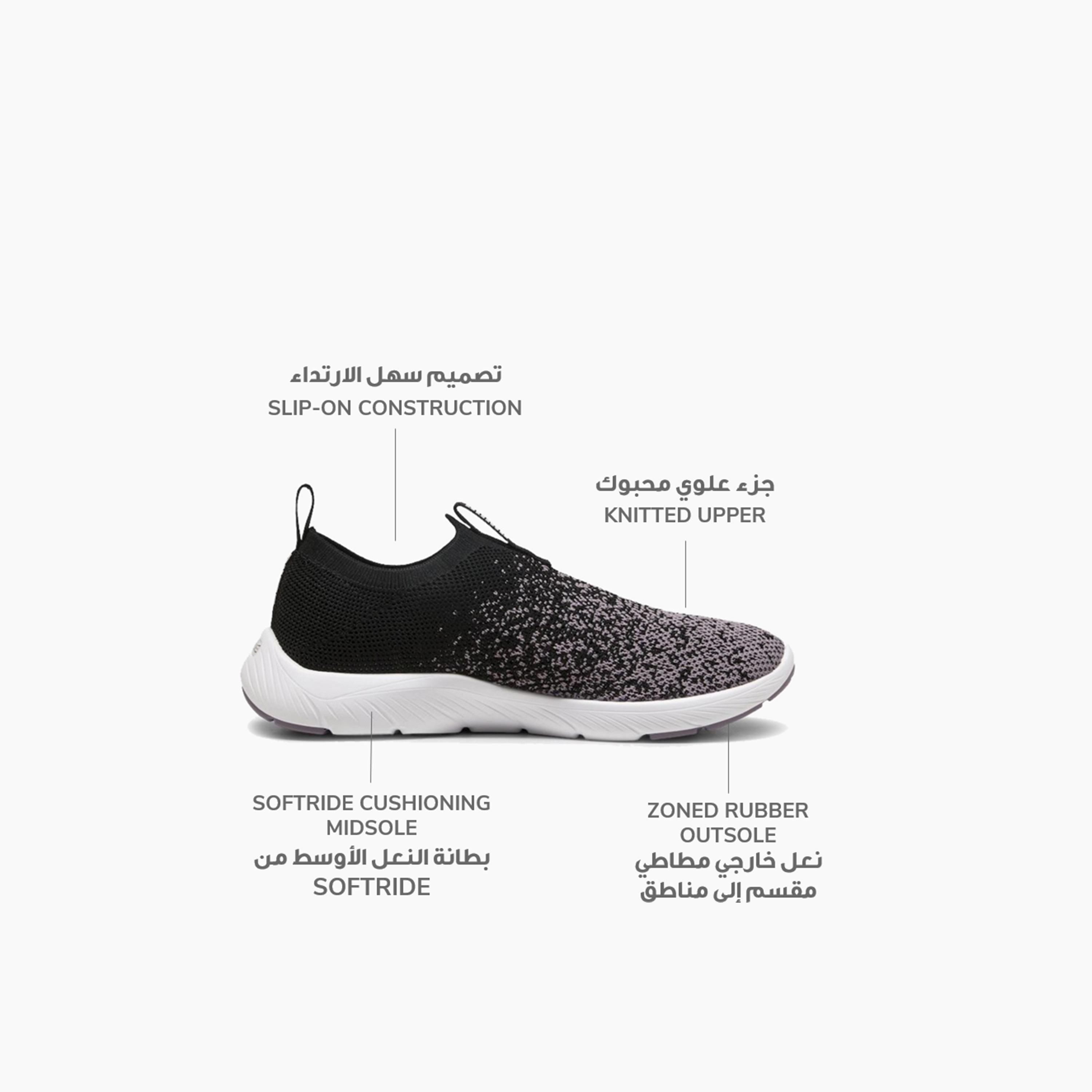 بوما حذاء الجري سوفت رايد ريمي سهل الارتداء محبوك للنساء 309834 |OE-sports-women-shoes-image-20