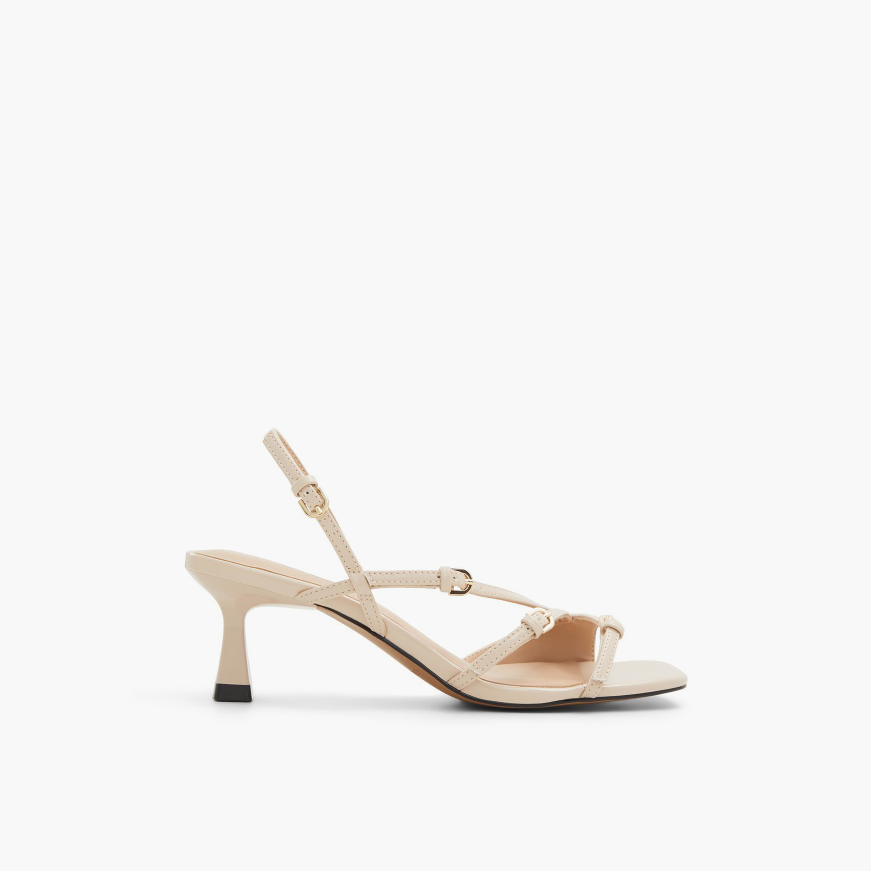 Call it Spring Women's Buckle Strap DIANAH Flared Kitten Heels | 30DIANAH-women-shoes-sandals-heeled-image-3