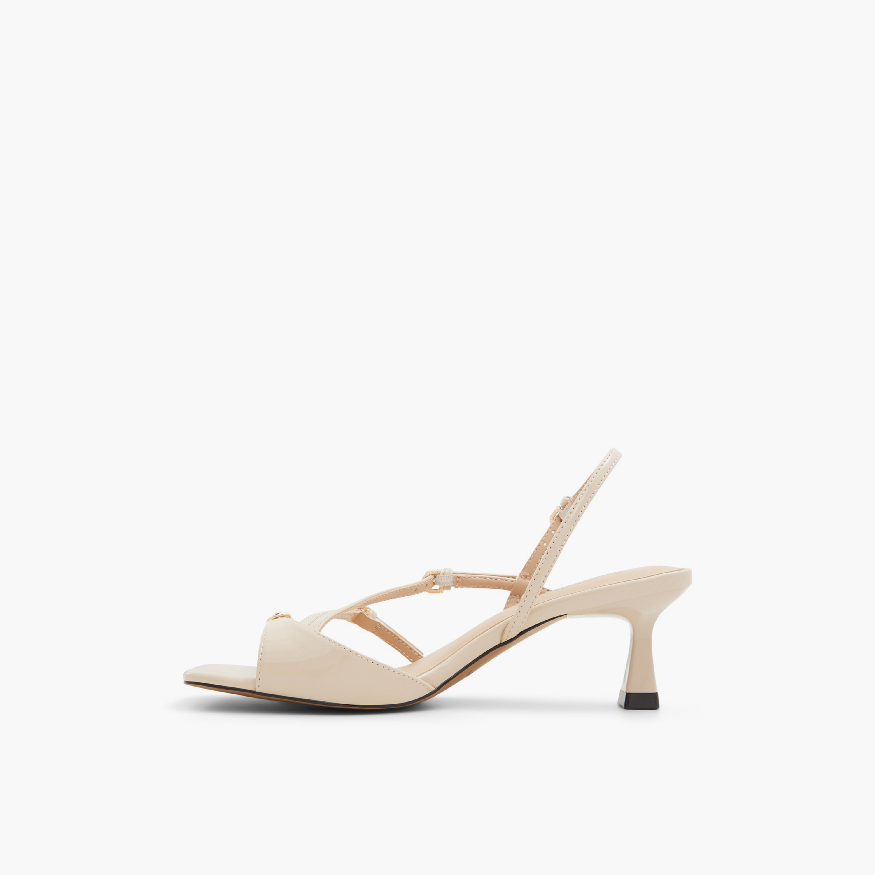 Call it Spring Women's Buckle Strap DIANAH Flared Kitten Heels | 30DIANAH-women-shoes-sandals-heeled-image-4