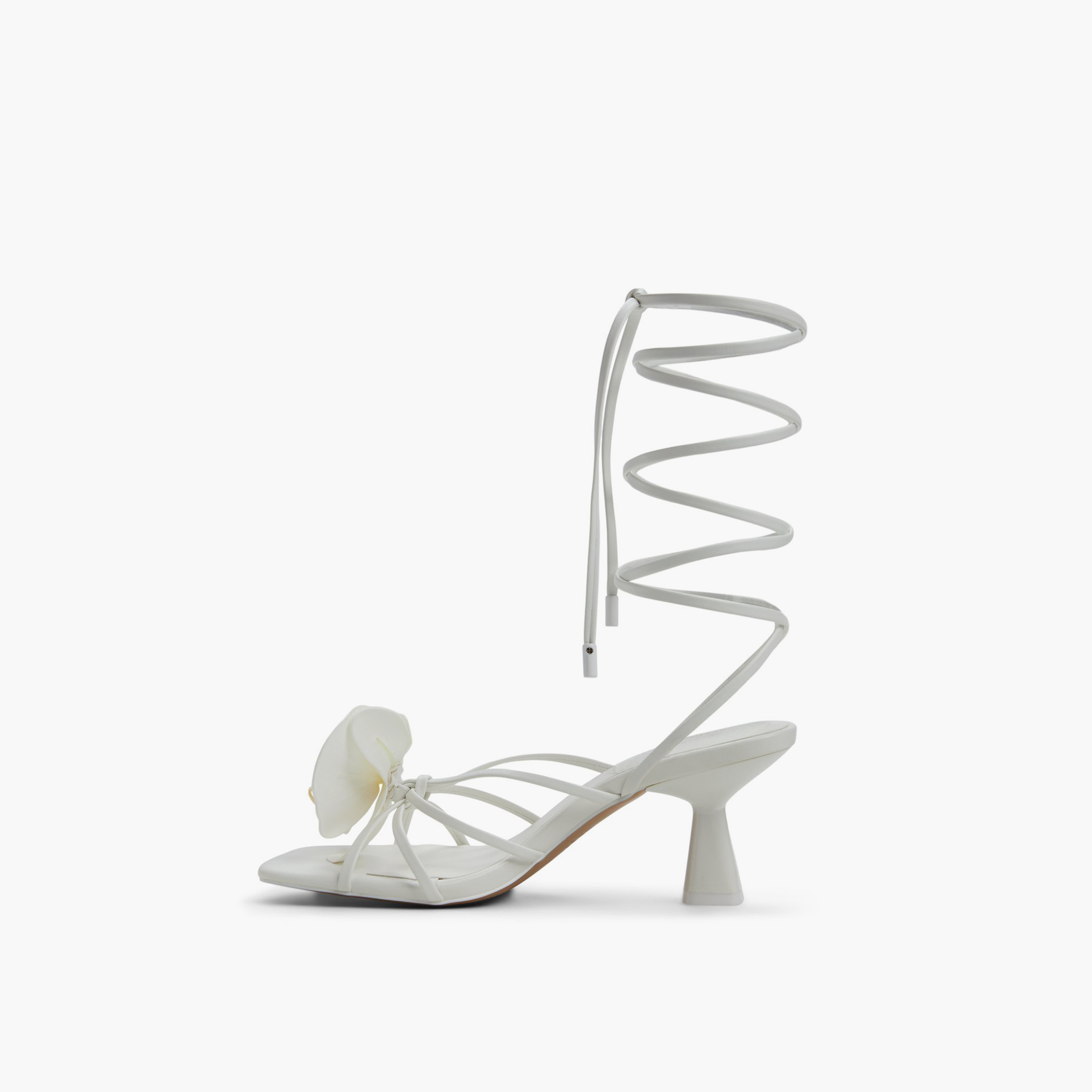 Call it Spring Women's Lace-Up Flared Strap Sandals | 30FLOURISH-women-shoes-sandals-heeled-image-4
