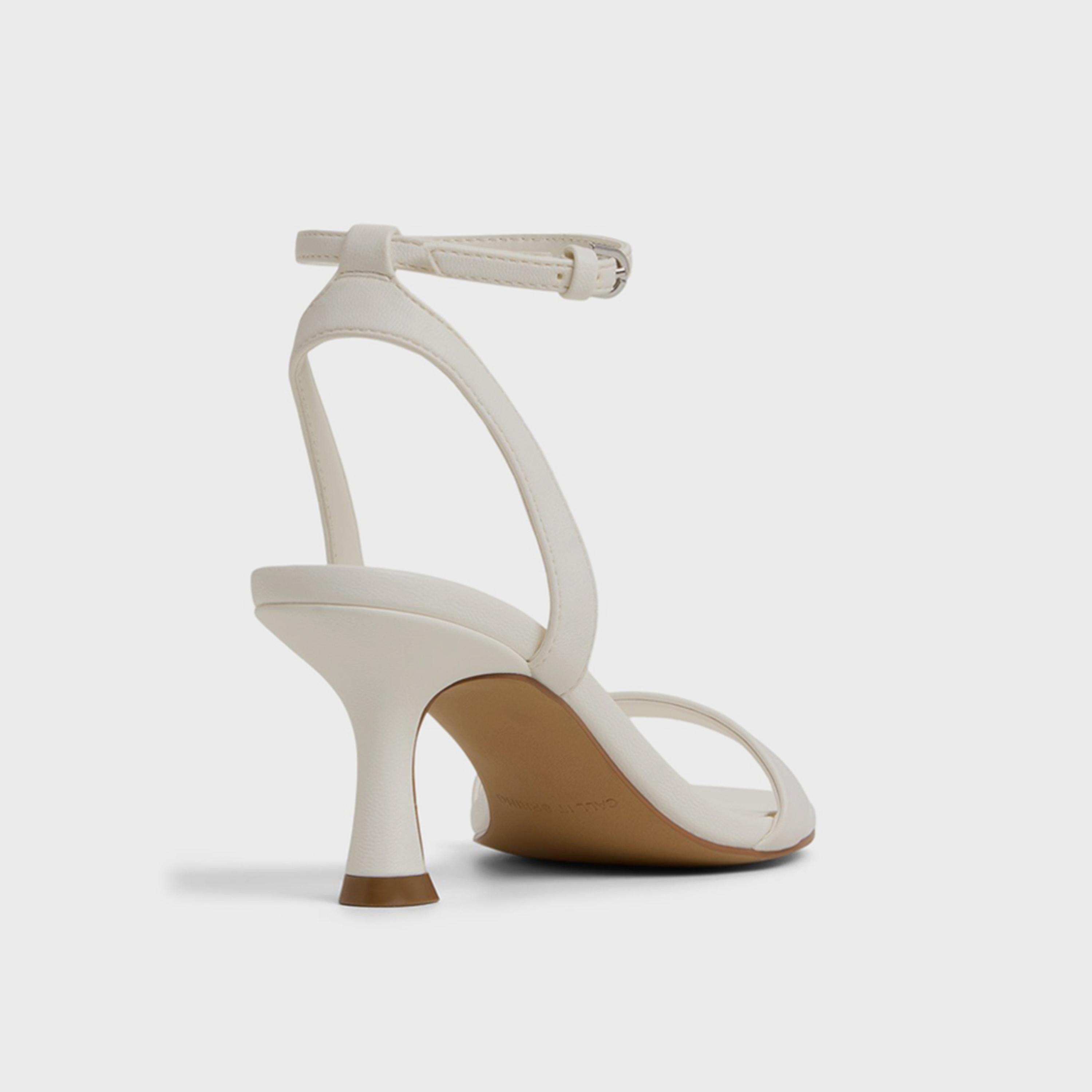 Call it Spring Women's Buckle Closure Flared Strap Sandals | 30MADELYYN-women-shoes-heels-image-2