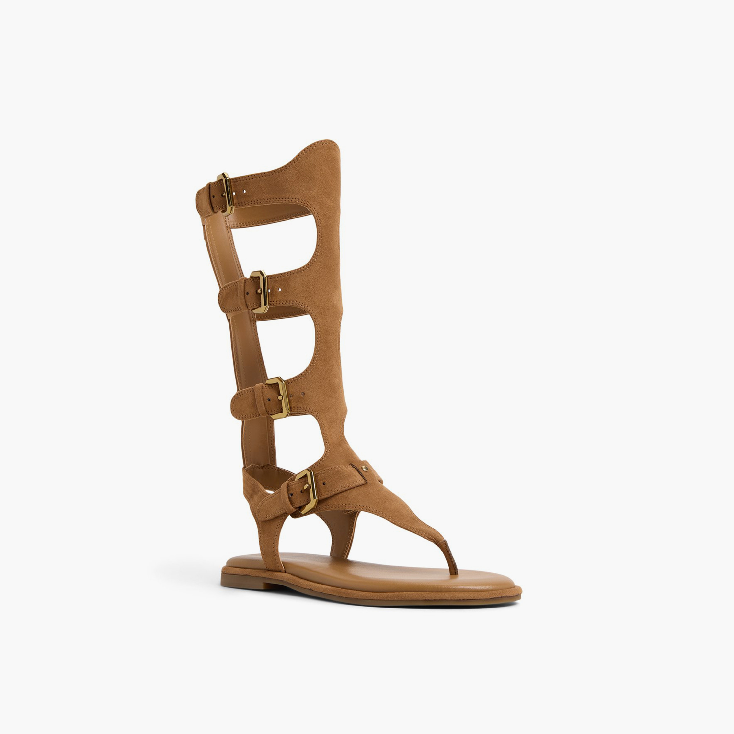 كول ات سبرينغ- صندل جلادييتور مسطح بسحاب للنساء | 30MEVIA-women-shoes-sandals-flats-image-1