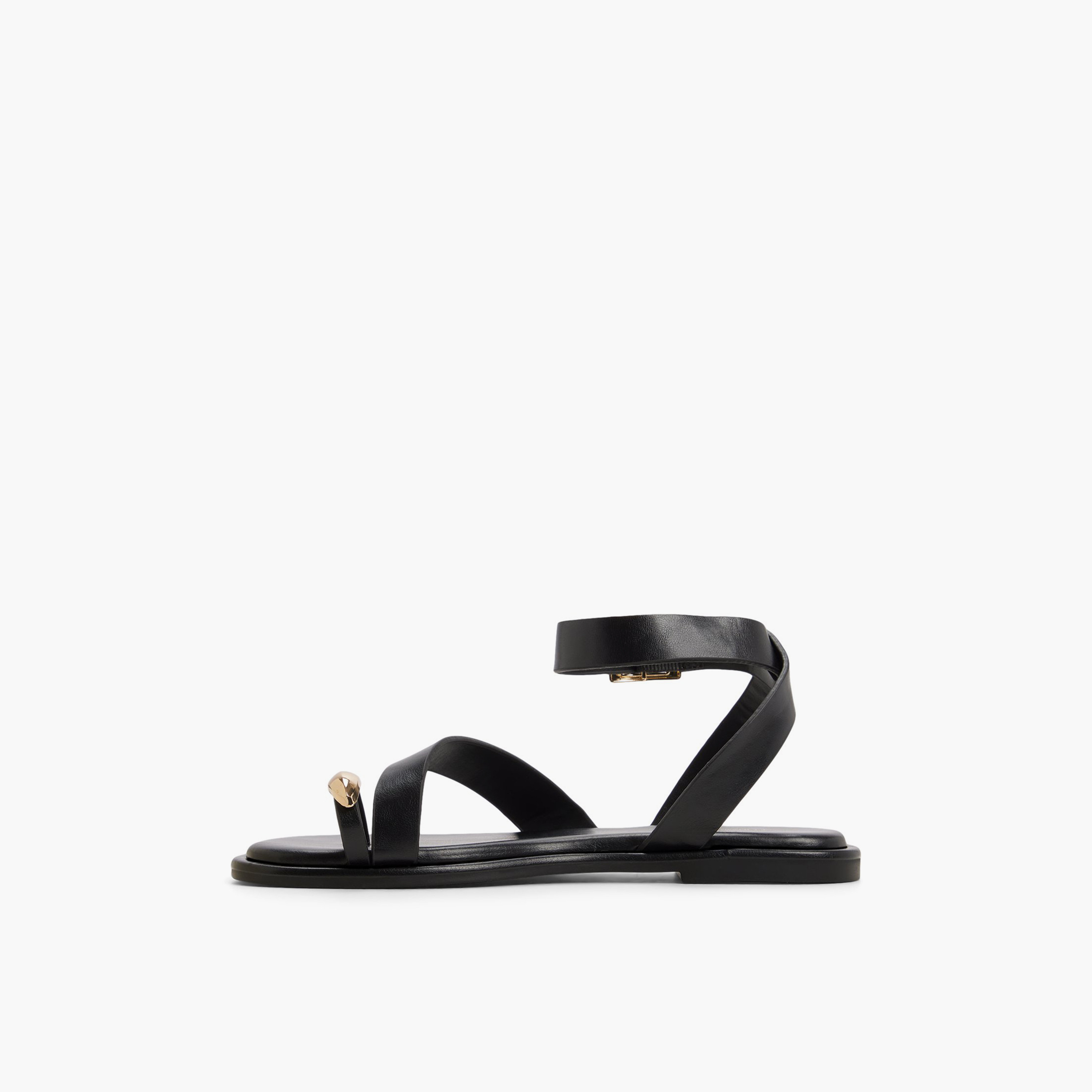 كول ات سبرينغ - صندل أوليفيا نسائي مسطح بحزام بإبزيم | 30OLIVIAH-women-shoes-sandals-flats-image-4