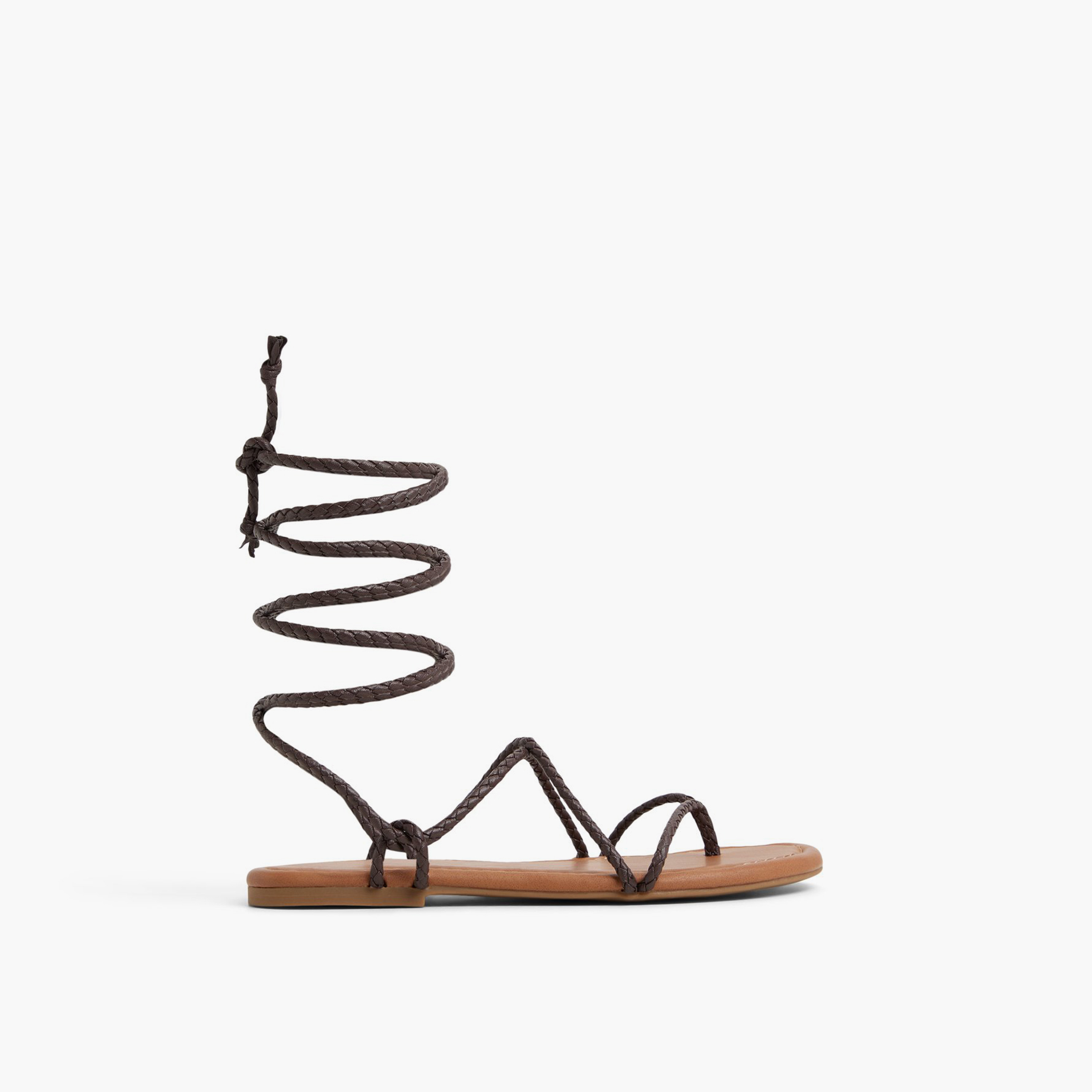 كول ات سبرينغ- صندل جلادييتور مسطح برباط للنساء | 30ROMIIE-women-shoes-sandals-flats-image-13