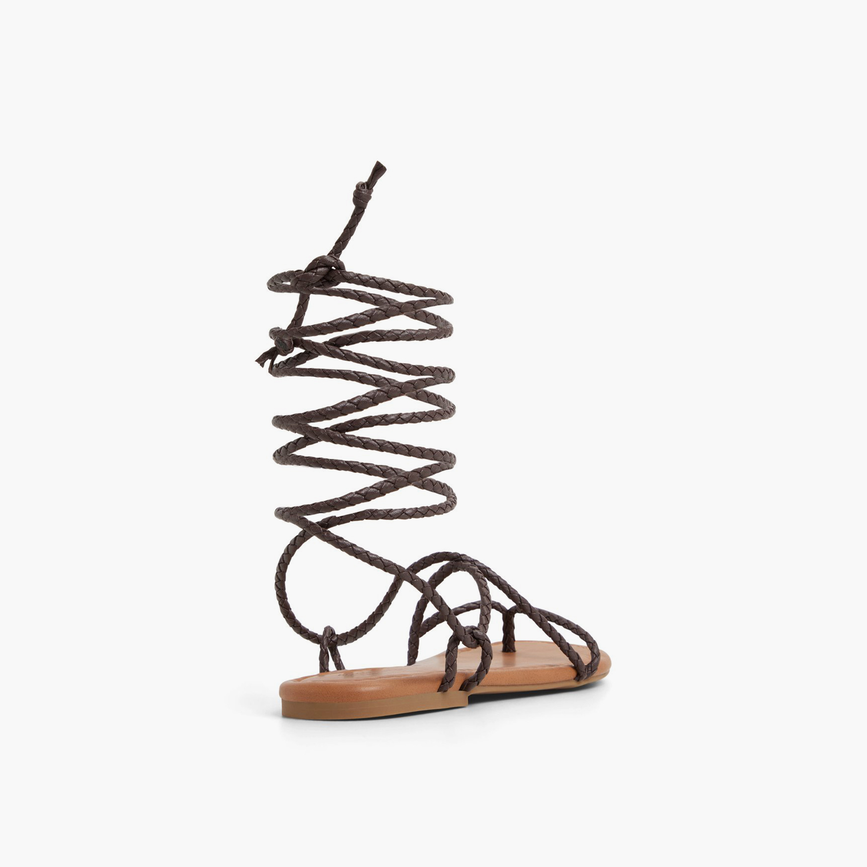 كول ات سبرينغ- صندل جلادييتور مسطح برباط للنساء | 30ROMIIE-women-shoes-sandals-flats-image-15