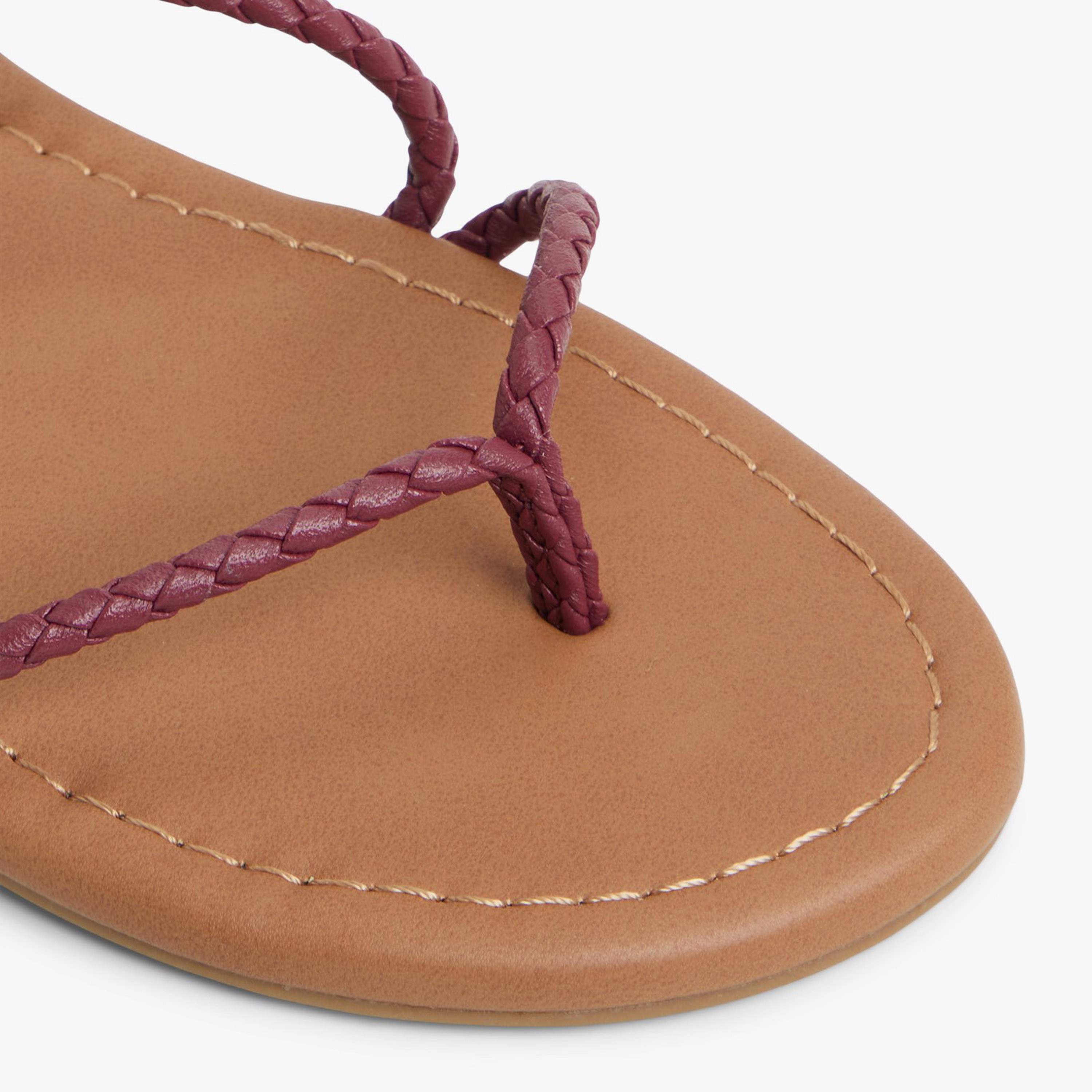 كول ات سبرينغ- صندل جلادييتور مسطح برباط للنساء | 30ROMIIE-women-shoes-sandals-flats-image-2