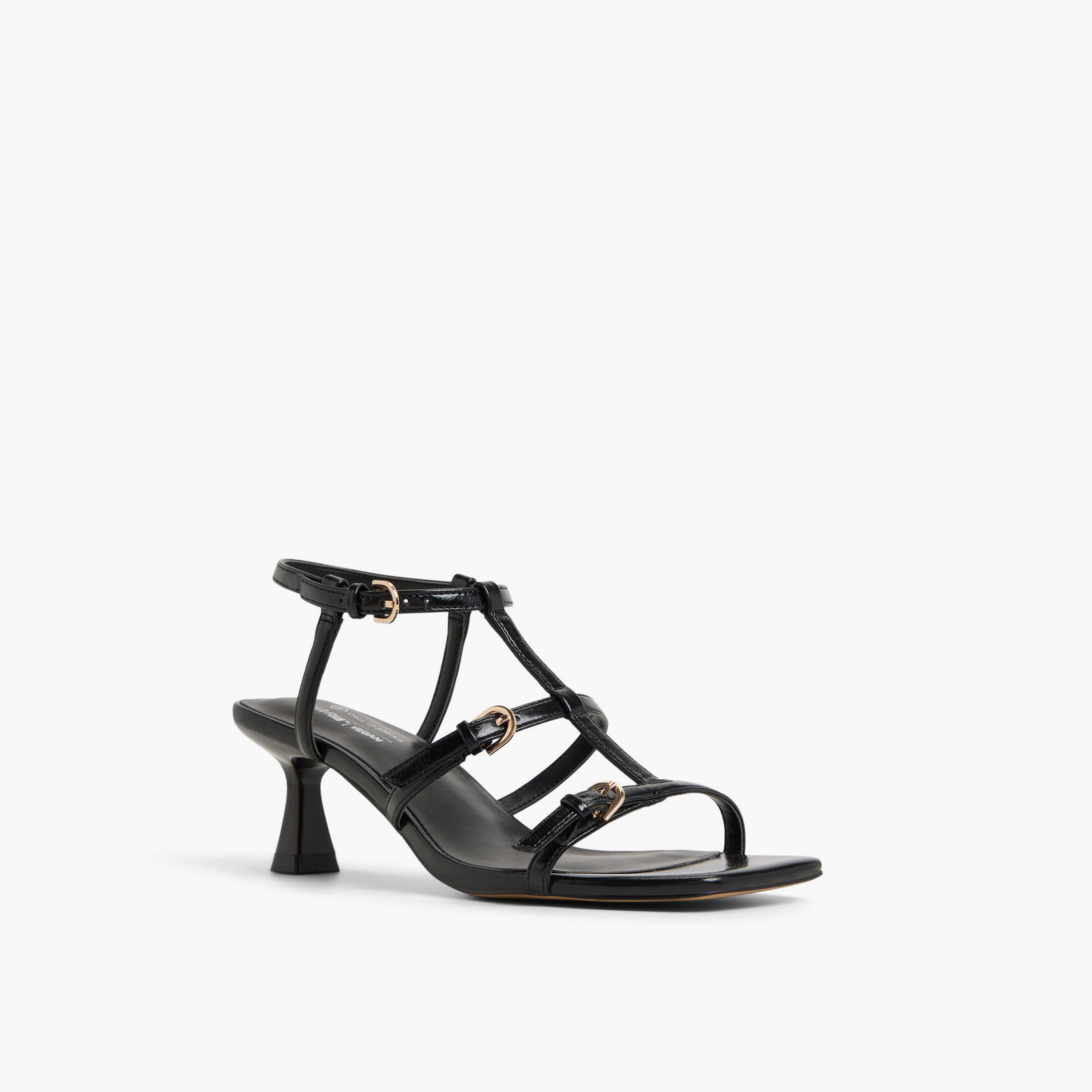 Call it Spring Women's Buckle Kitten Heel Sandals  | 30SAPHIRAA-women-shoes-sandals-heeled-image-6