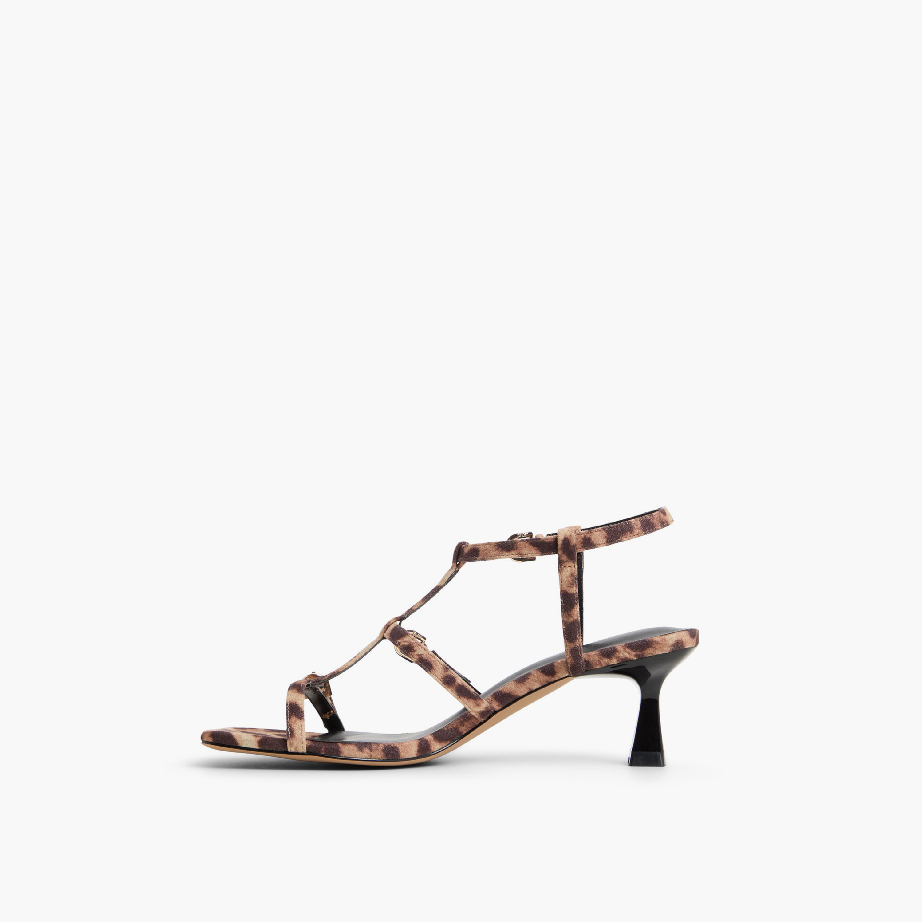 Call it Spring Women's Buckle Kitten Heel Sandals  | 30SAPHIRAA-women-shoes-sandals-heeled-image-4