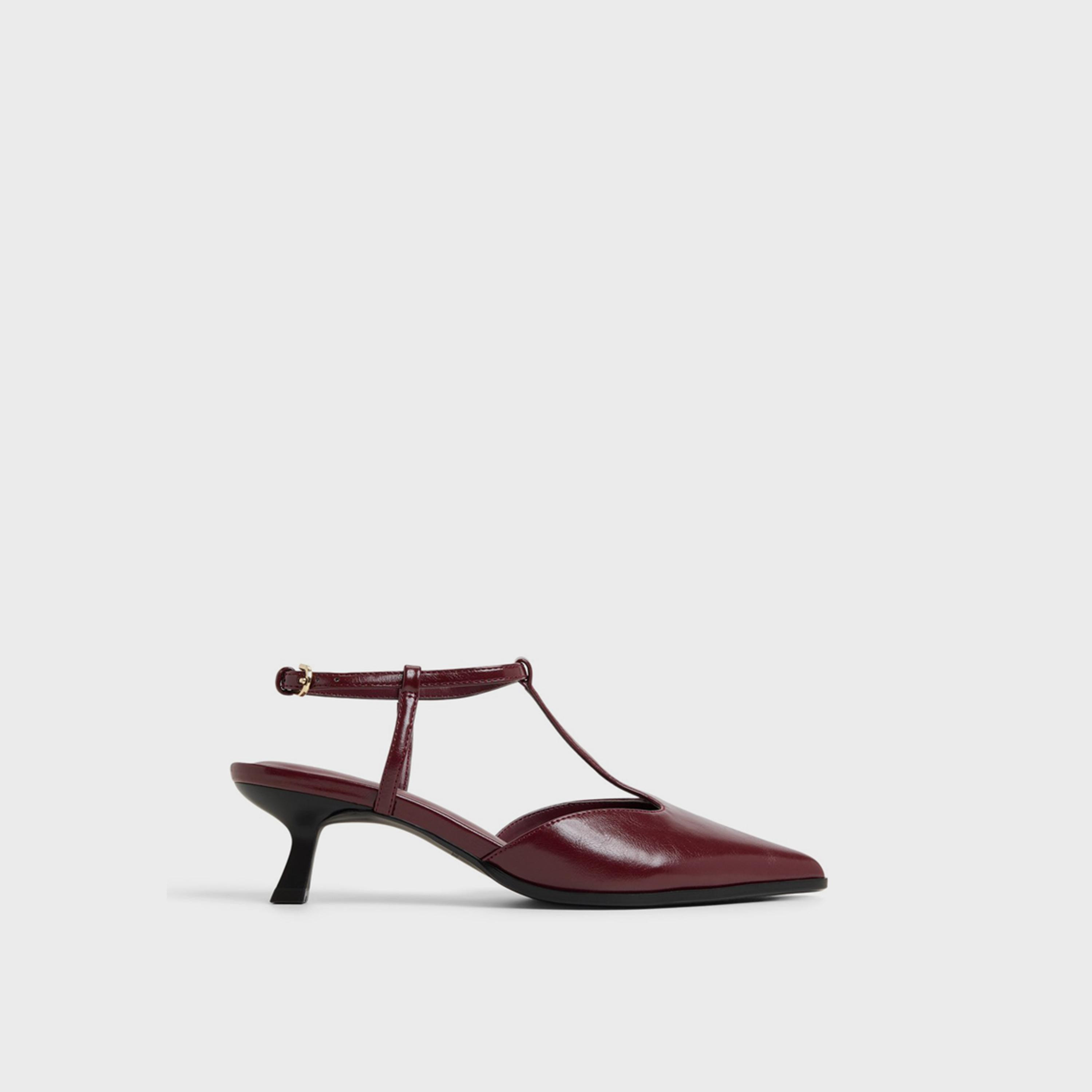 Call it Spring Women's Buckle Closure Kitten Heels | 30TALAA-women-shoes-heels-image-1