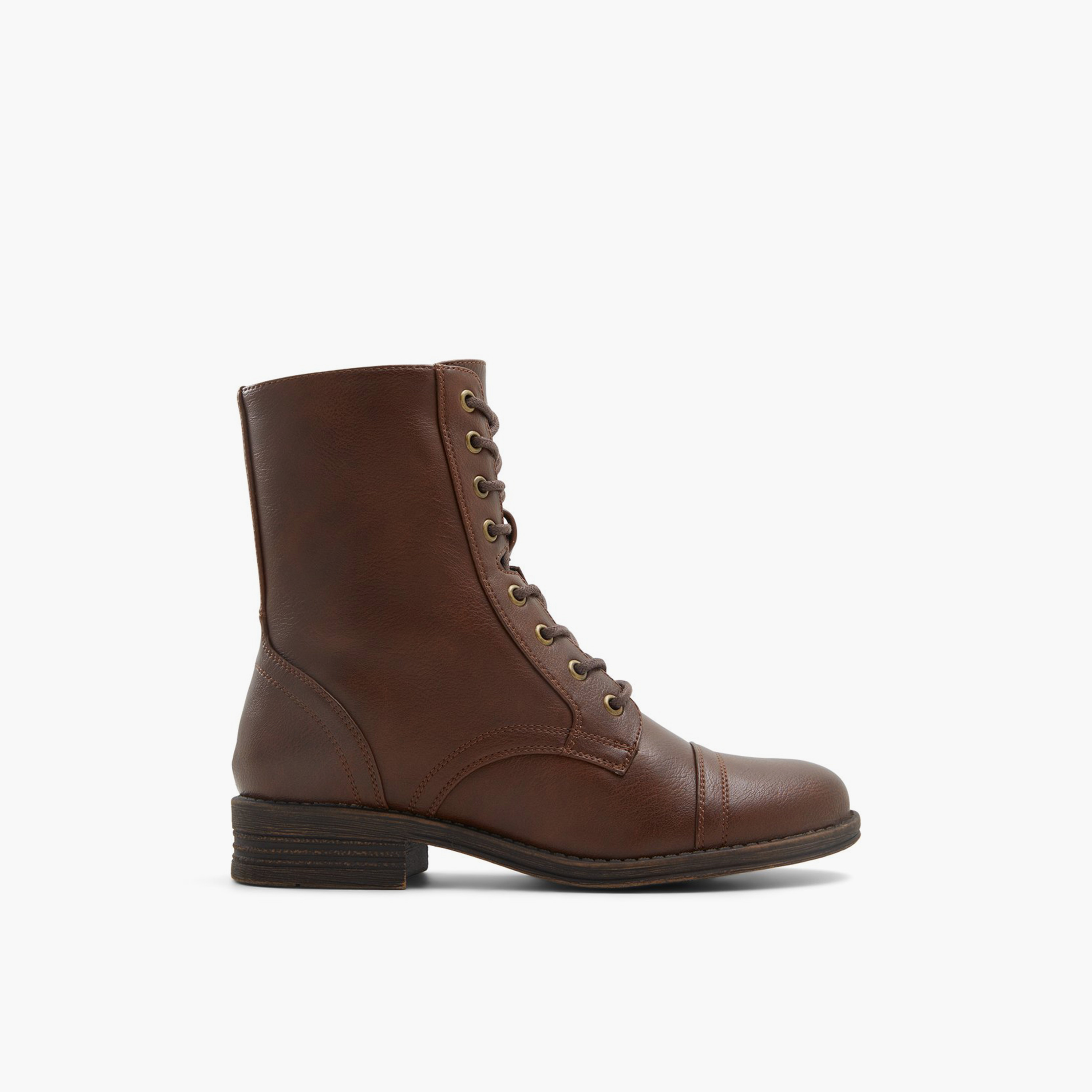 Call it Spring Women's Lace-Up Block Heel Ankle Boots | 30WYNONAH-women-shoes-boots-image-3