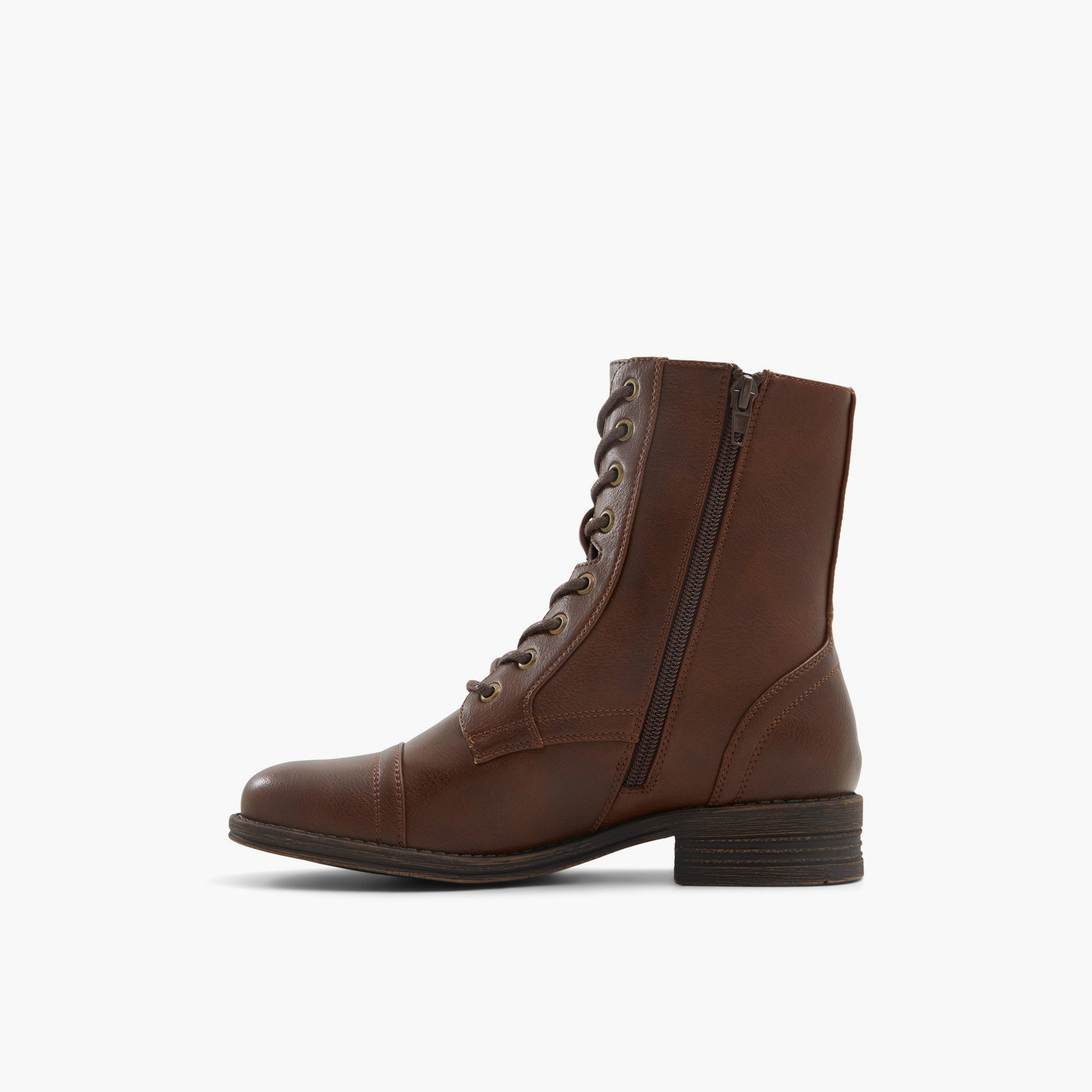 Call it Spring Women's Lace-Up Block Heel Ankle Boots | 30WYNONAH-women-shoes-boots-image-4