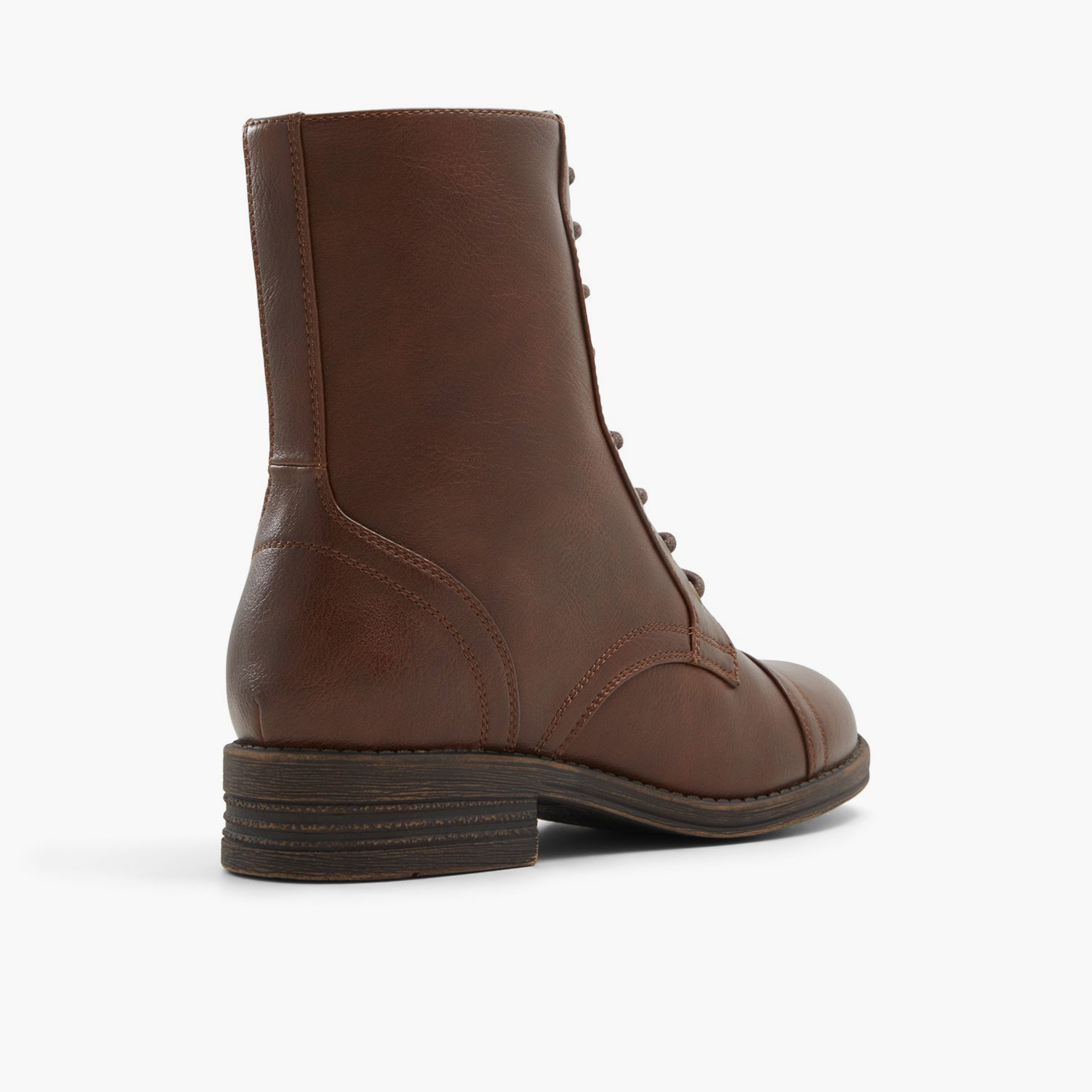 Call it Spring Women's Lace-Up Block Heel Ankle Boots | 30WYNONAH-women-shoes-boots-image-5