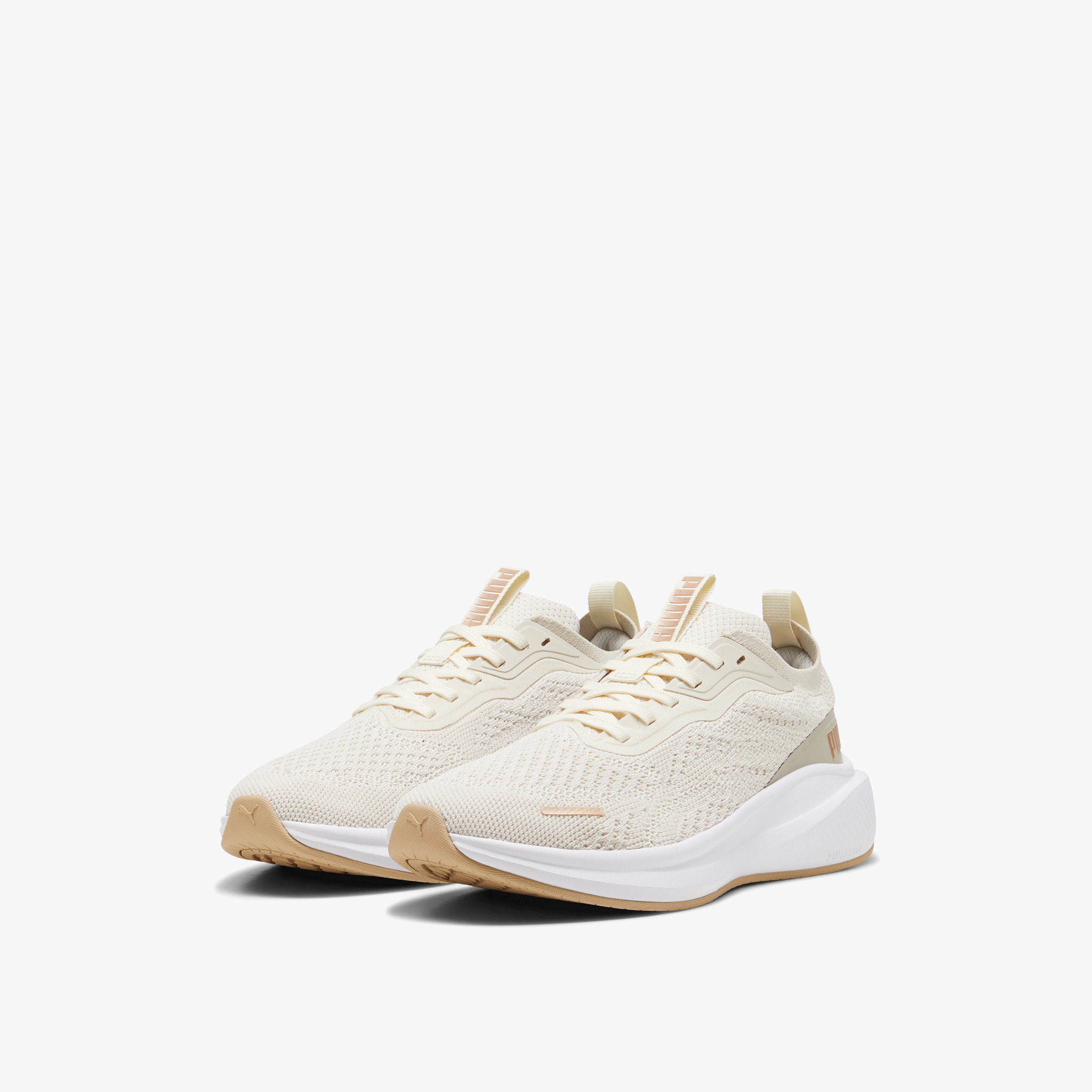 Cream puma shoes on sale