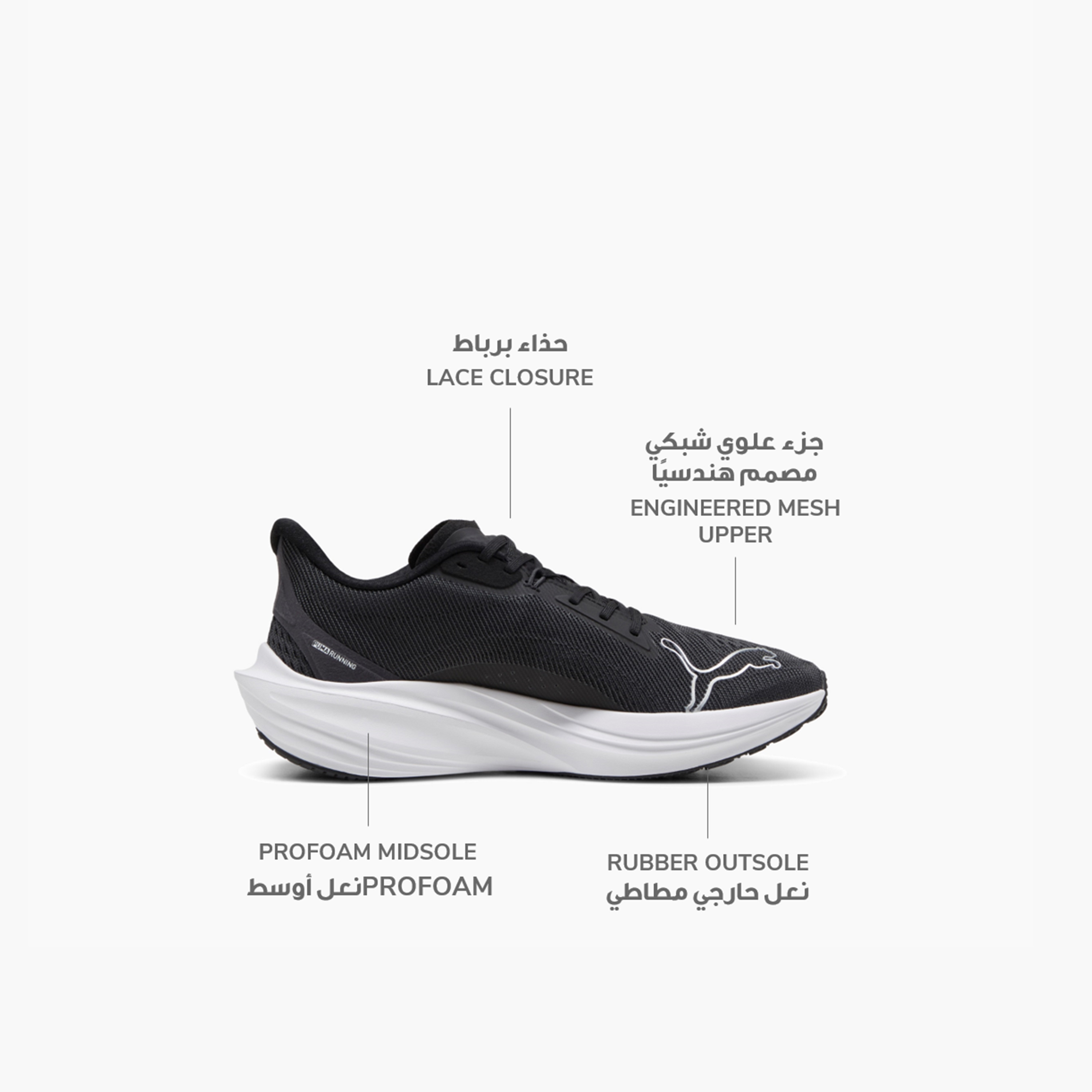 بوما - حذاء الجري دارتر برو - للرجال 31015201 | OE-sports-men-shoes-image-2