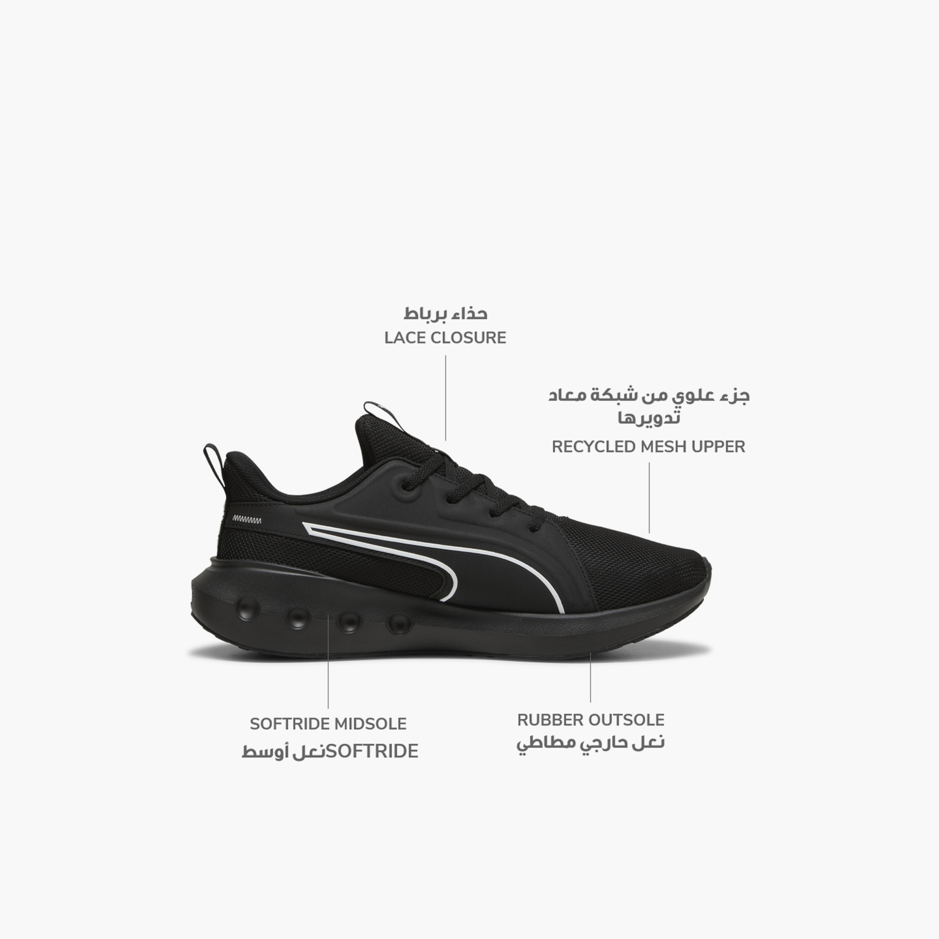 Puma Men Softride Carson Lace-Up Sports Shoes-sports-men-shoes-image-2