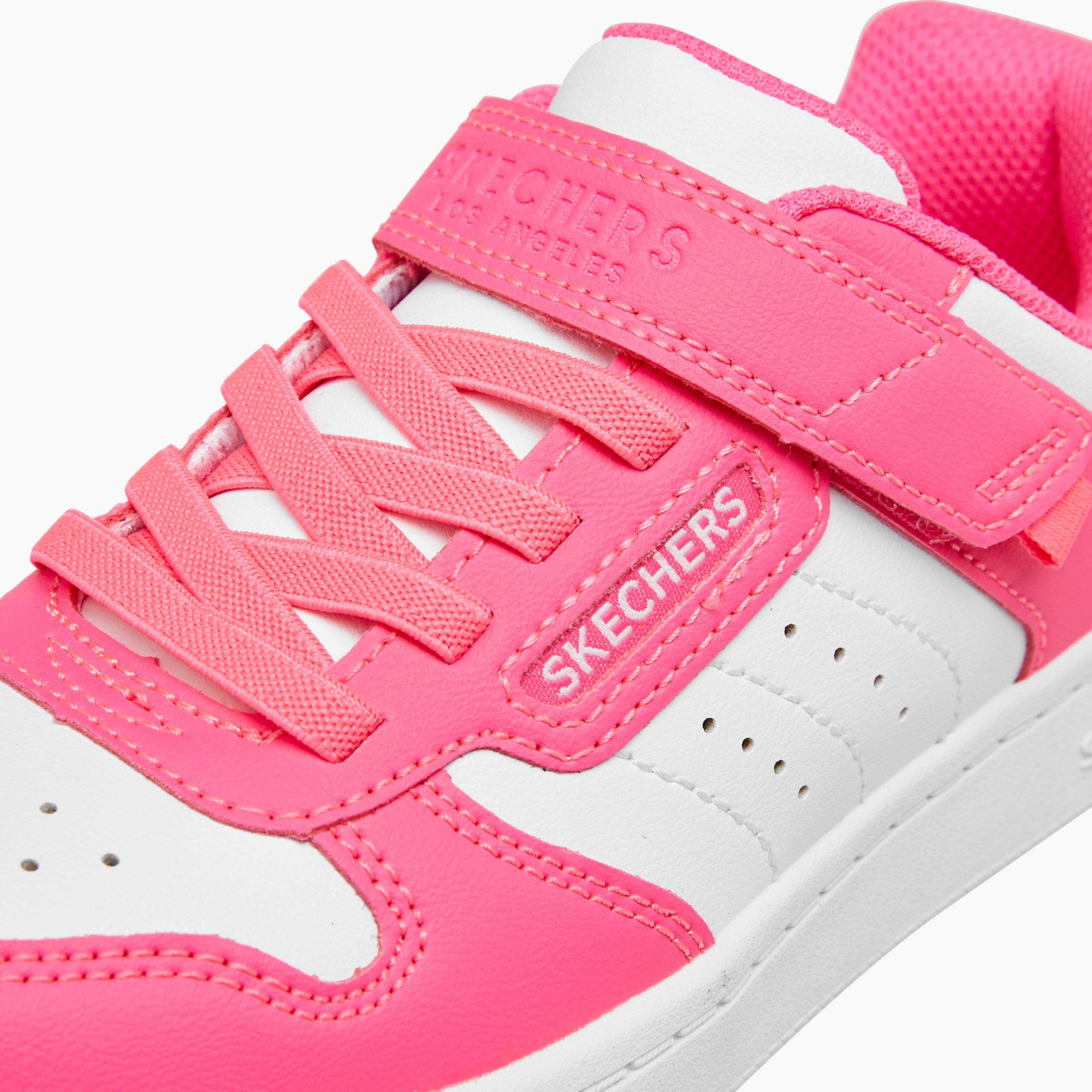 Skechers Girls QUICK STREET Lace-Up Sneakers 310241L | OE-girls-shoes-sneakers-image-4