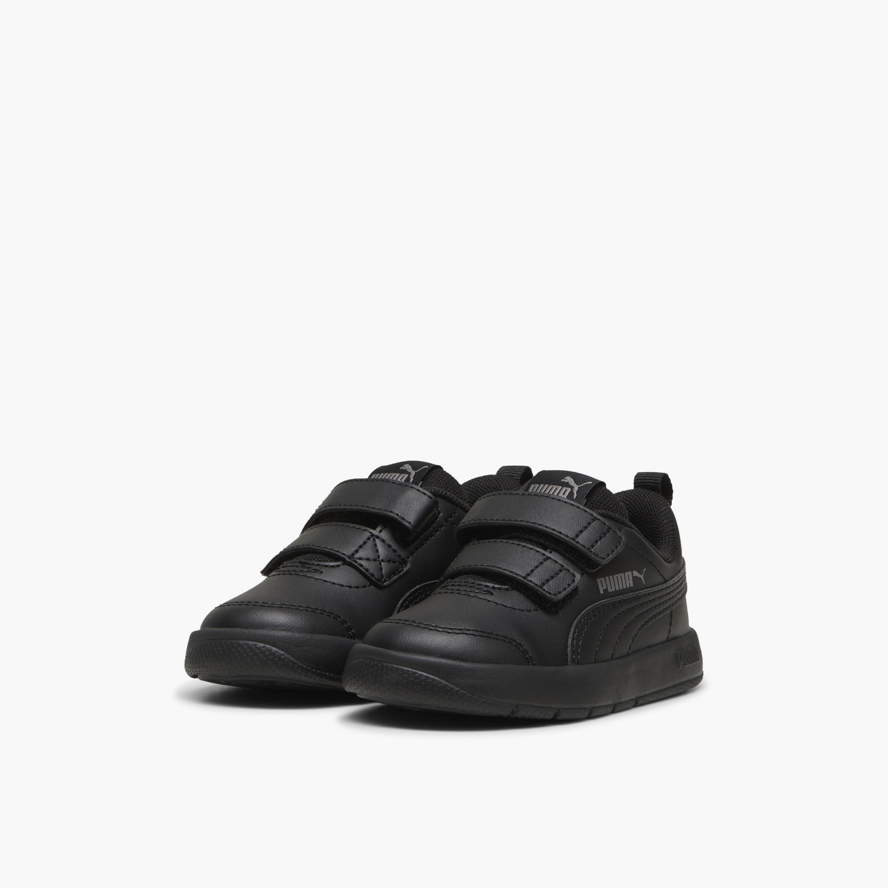 Puma Boys Courtflex v3 V Hook & Loop School Shoes-baby-girls-shoes-closedshoes-image-1