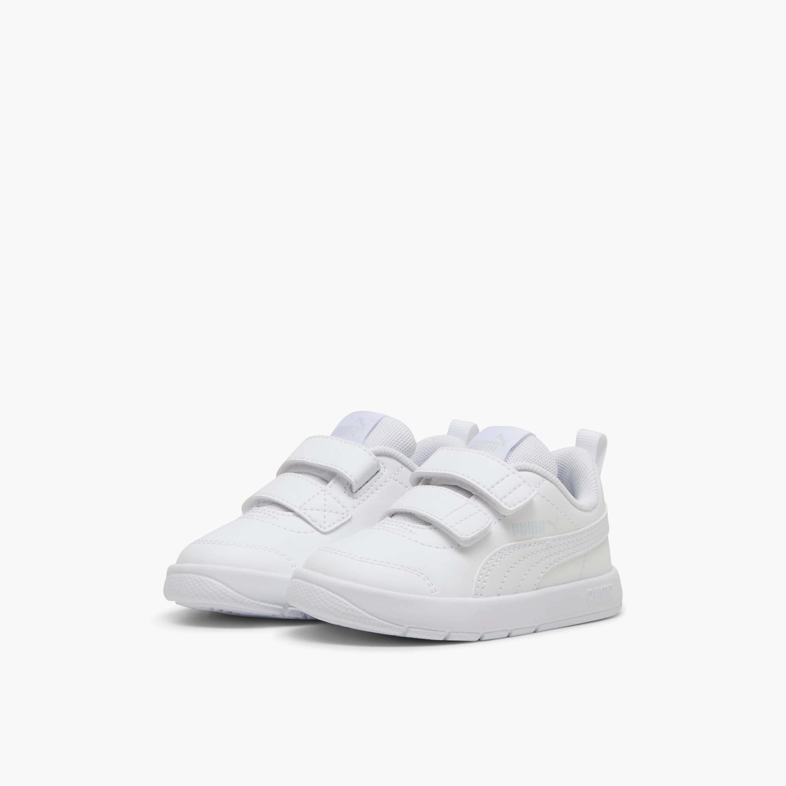 Puma Boys Courtflex V3 V Hook & Loop Ankle Sneakers-baby-girls-shoes-closedshoes-image-1