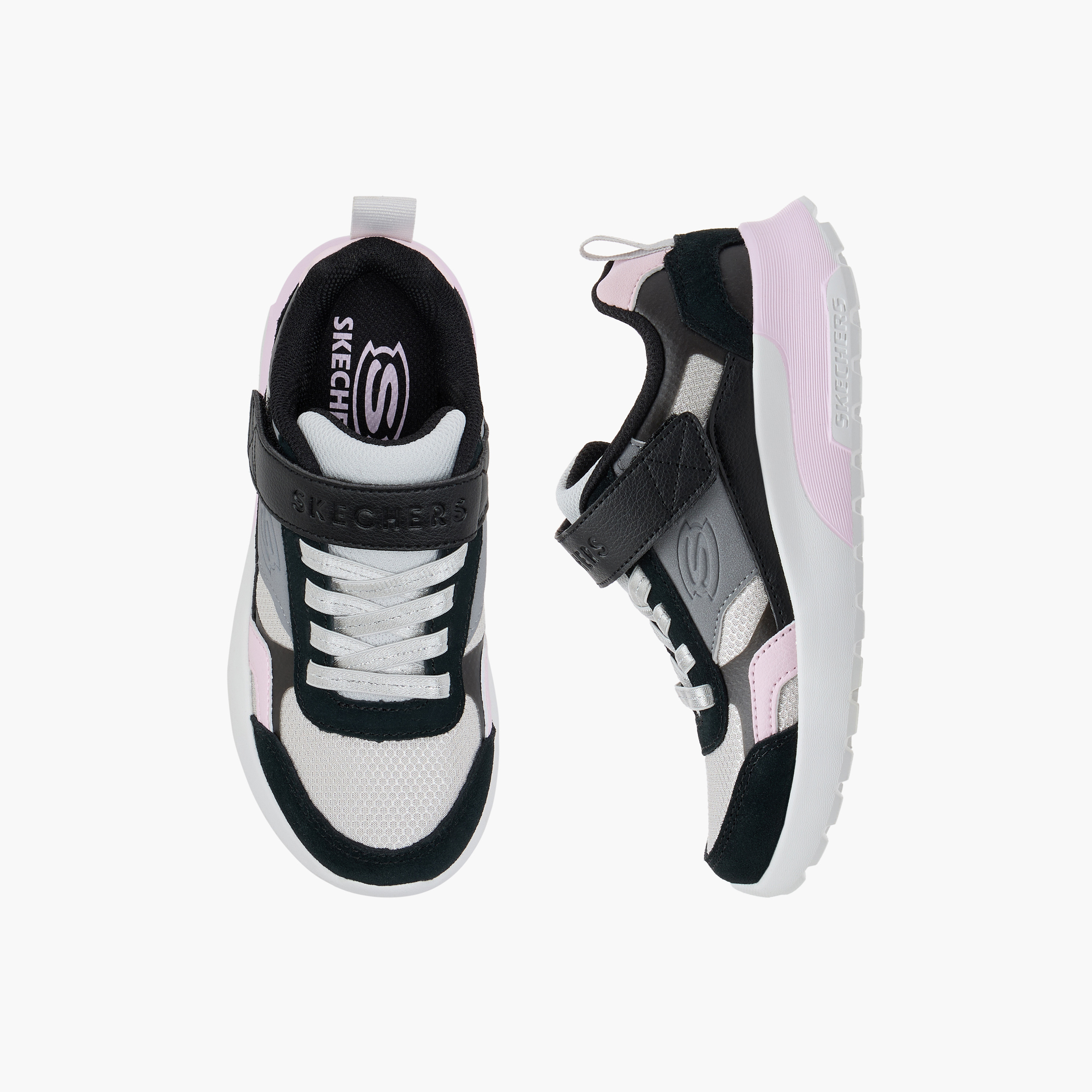 سكيتشرز - حذاء رياضي SKX-225 برباط - للبنات 310271L | OE-girls-shoes-sneakers-image-1