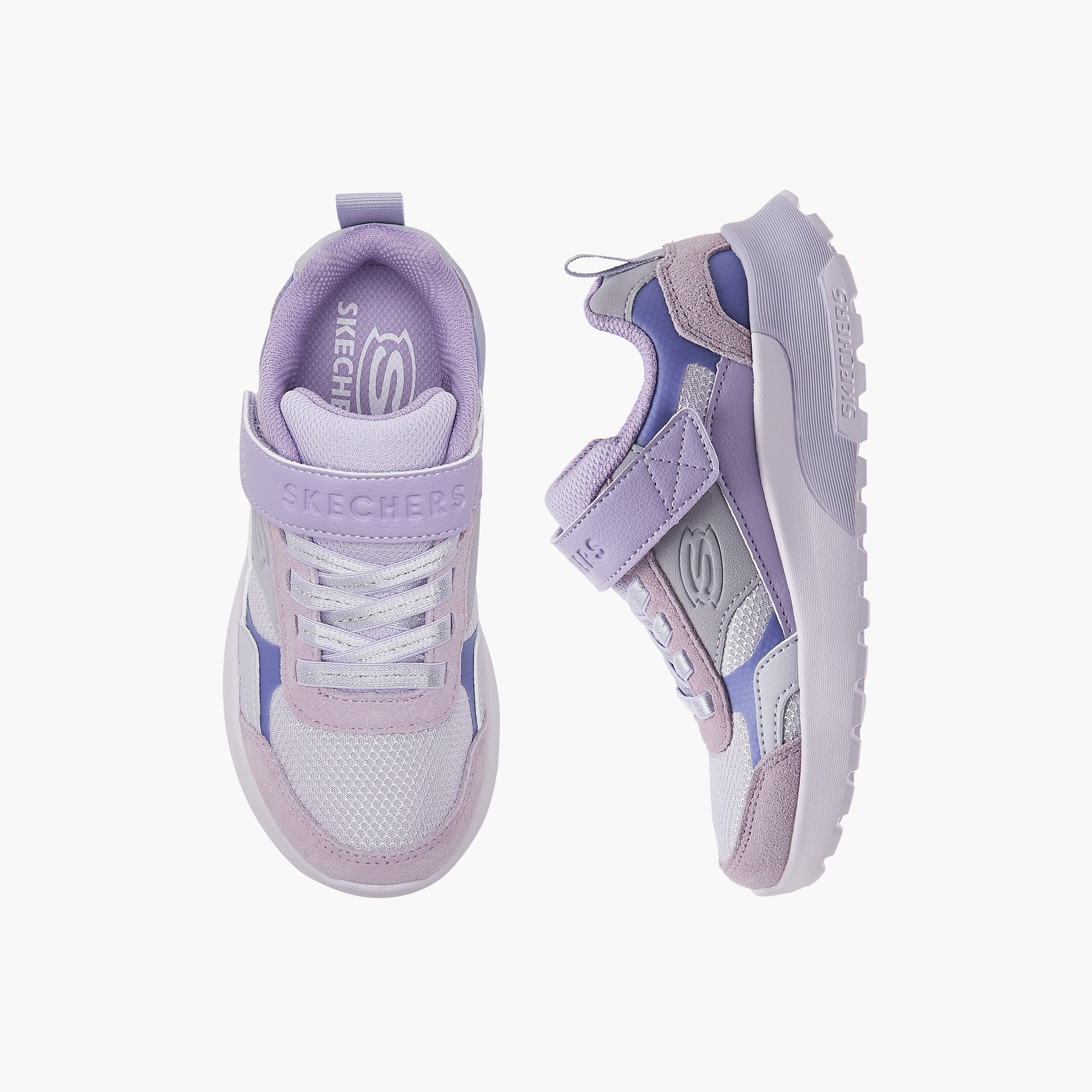 سكيتشرز - حذاء رياضي SKX-225 برباط - للبنات 310271L | OE-girls-shoes-sneakers-image-1