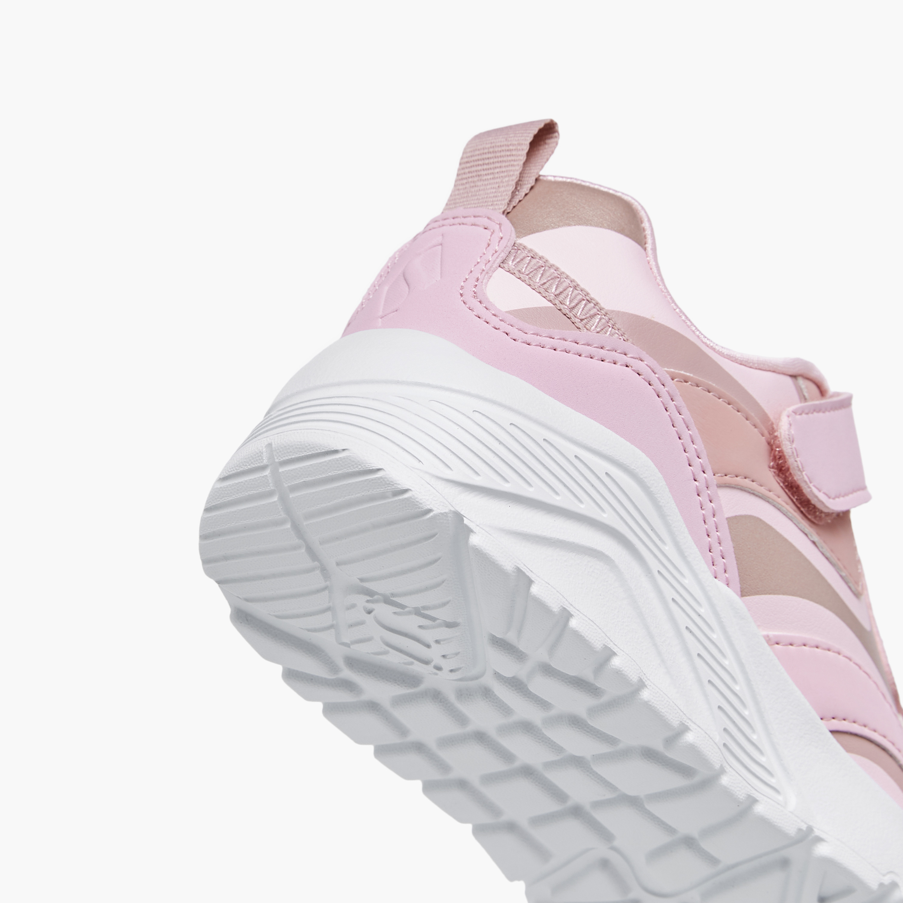 Skechers Girls' Panelled Sneakers with Hook and Loop Closure - Uno Lite 310380L-girls-shoes-sneakers-image-5