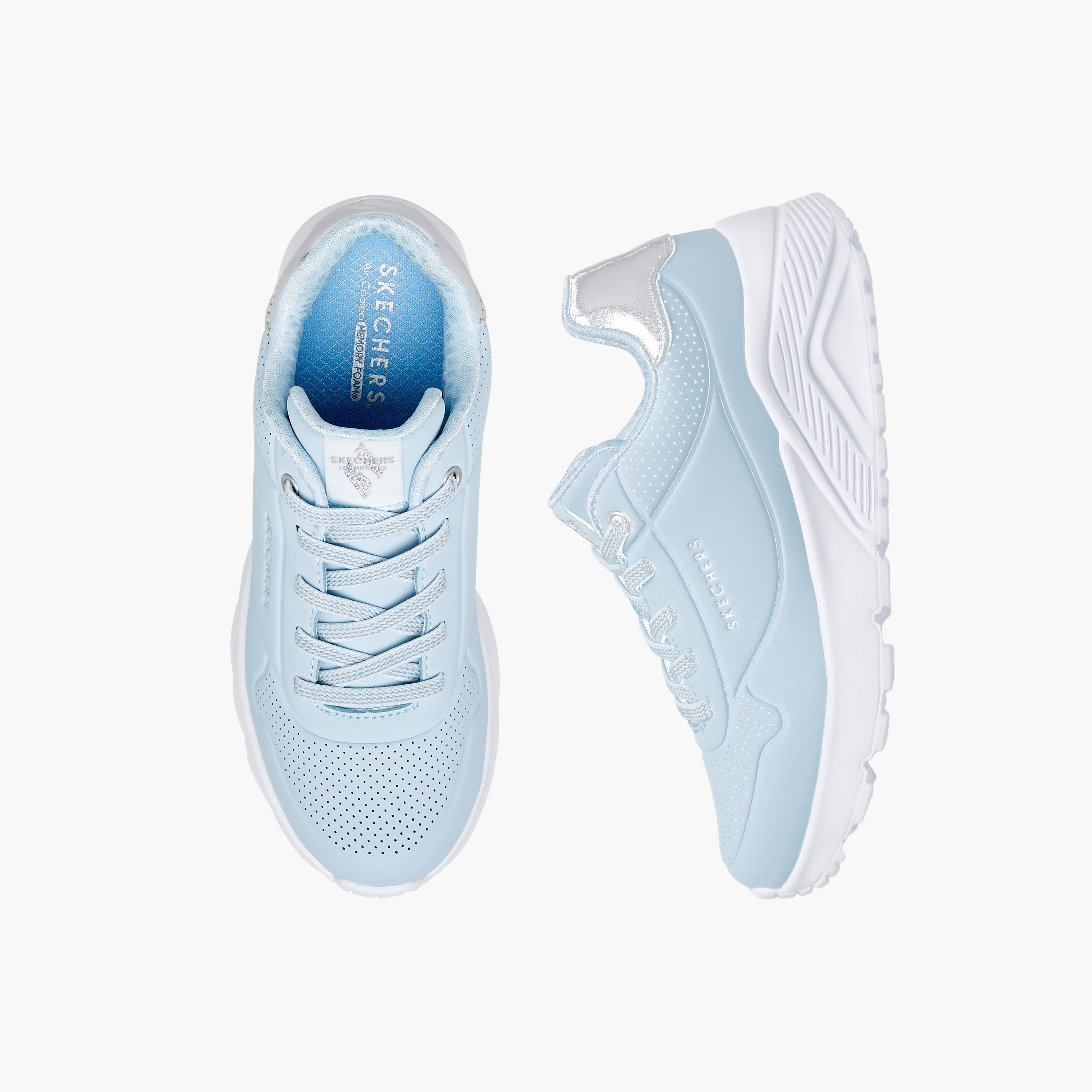 حذاء سنيكرز برباط إغلاق "أونو لايت" للبنات من سكيتشيرز 310384L | OE-girls-shoes-sneakers-image-11