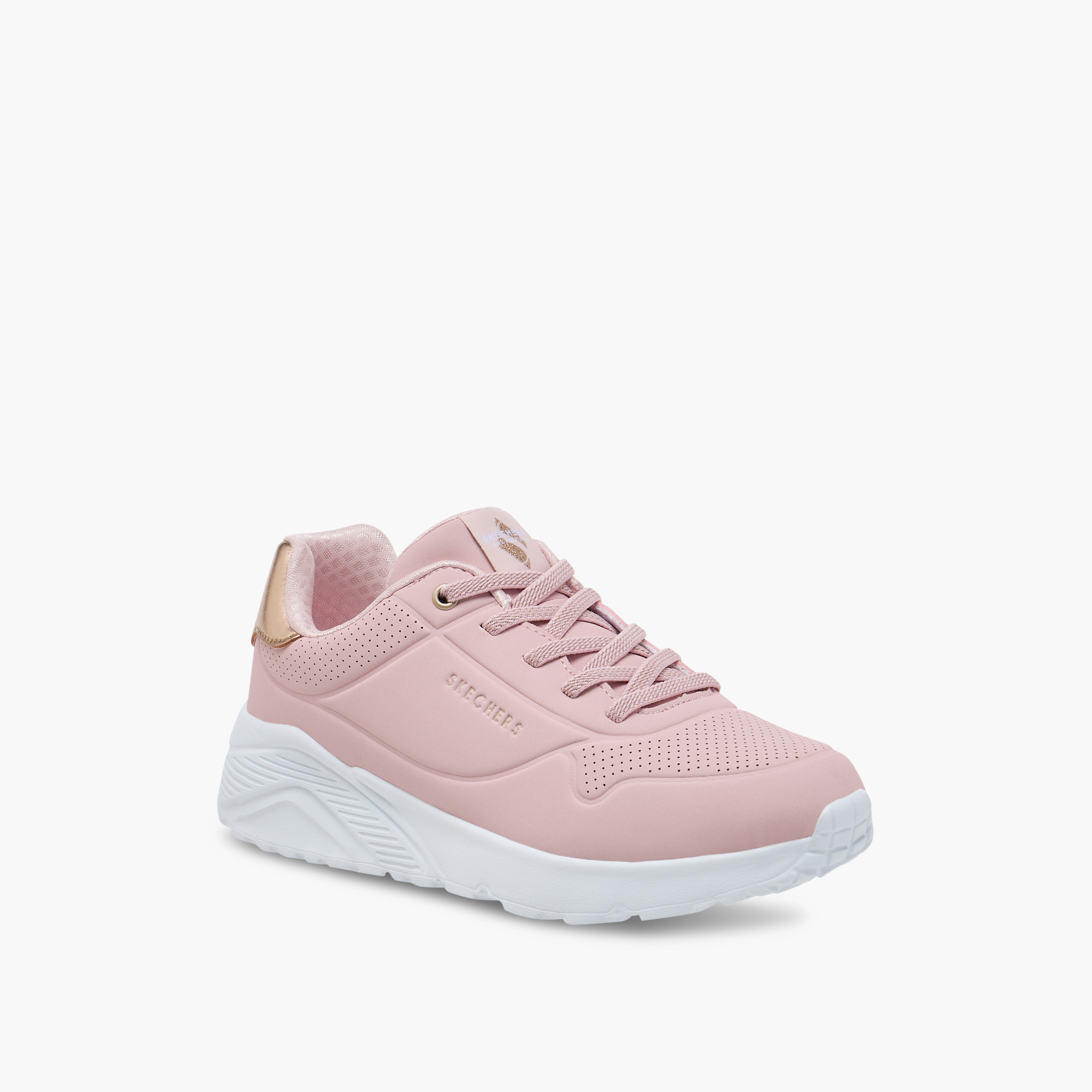 Skechers Girl's Uno Lite Lace-Up Sneakers 310384L | OE-girls-shoes-sneakers-image-2