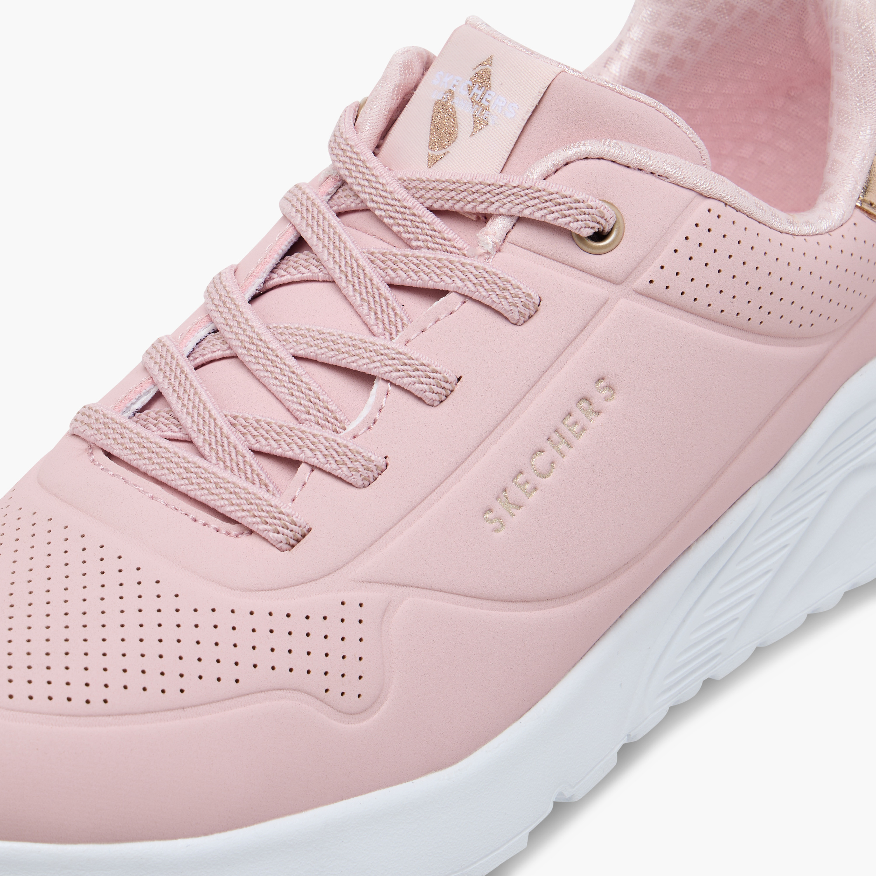 Skechers Girl's Uno Lite Lace-Up Sneakers 310384L | OE-girls-shoes-sneakers-image-4
