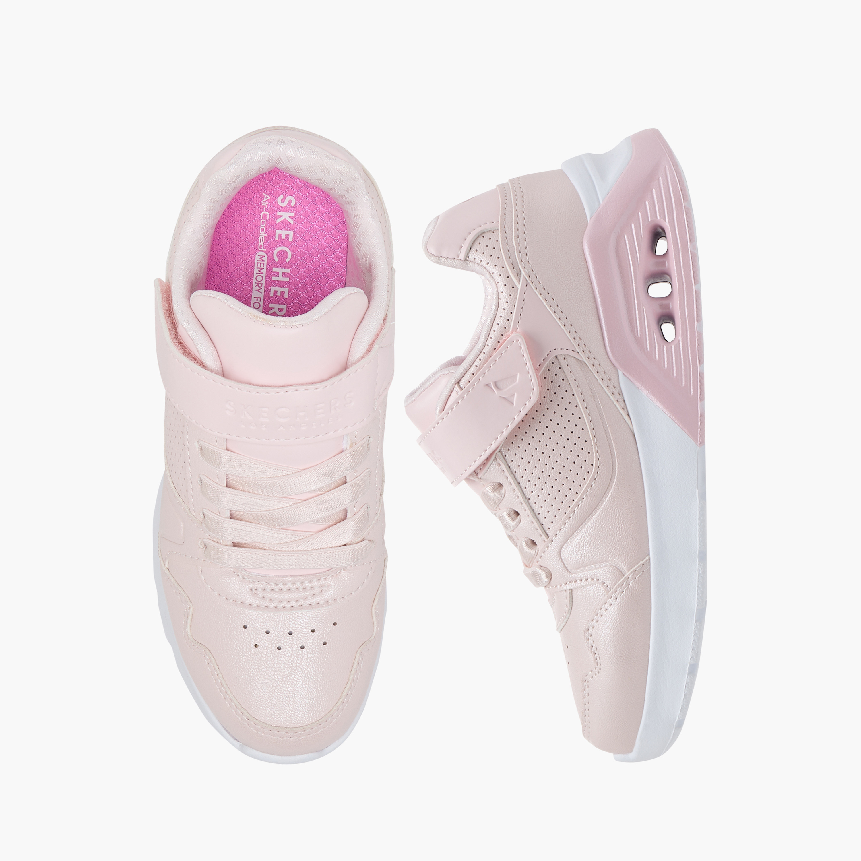Skechers Girls UNO LITE 2.0 Hook & Loop Sneakers 310431L | OE-girls-shoes-sneakers-image-1