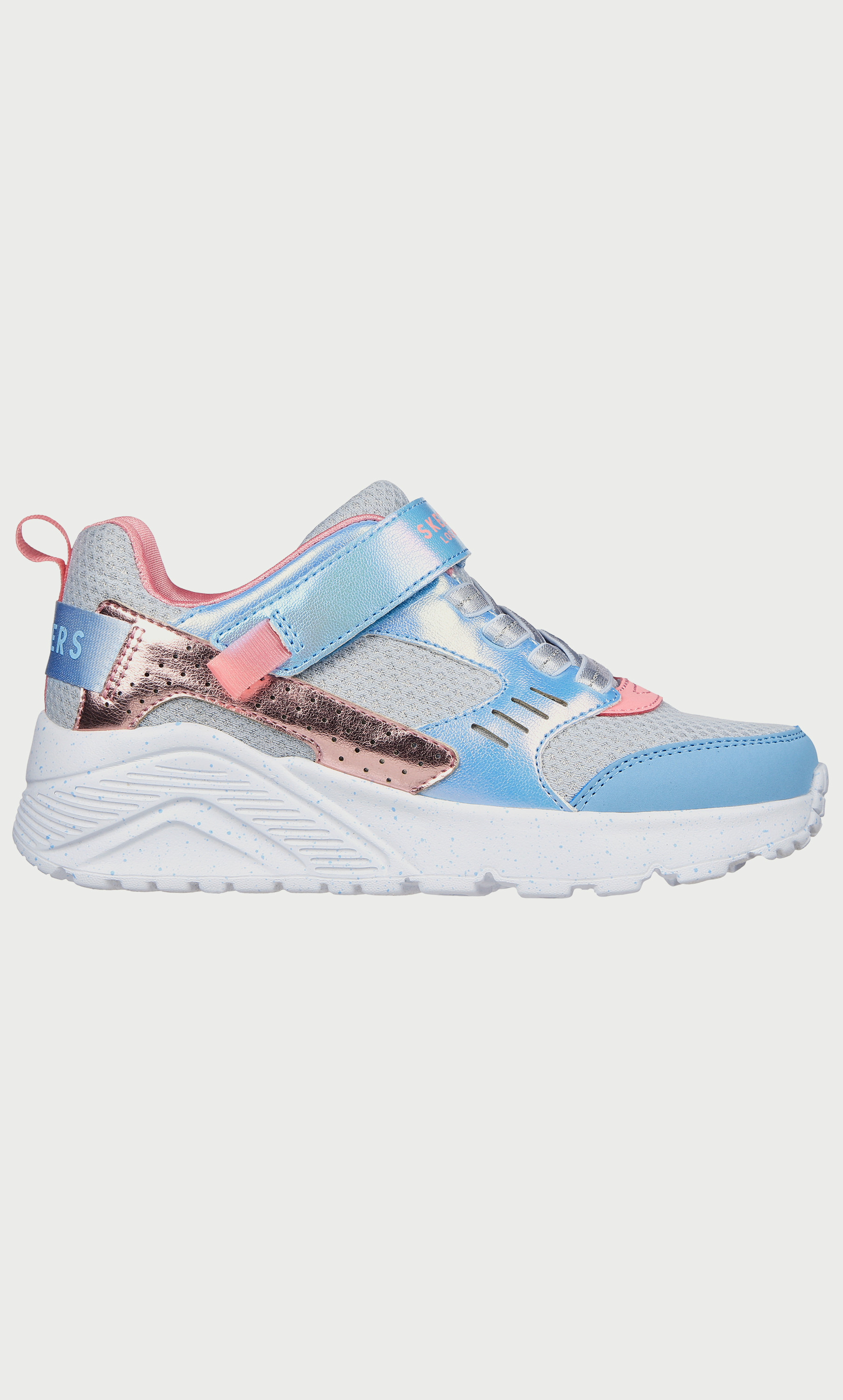 Skechers Uno Lite Girls Air Cooled Memory Foam Sneakers 310464L-girls-shoes-sneakers-image-2