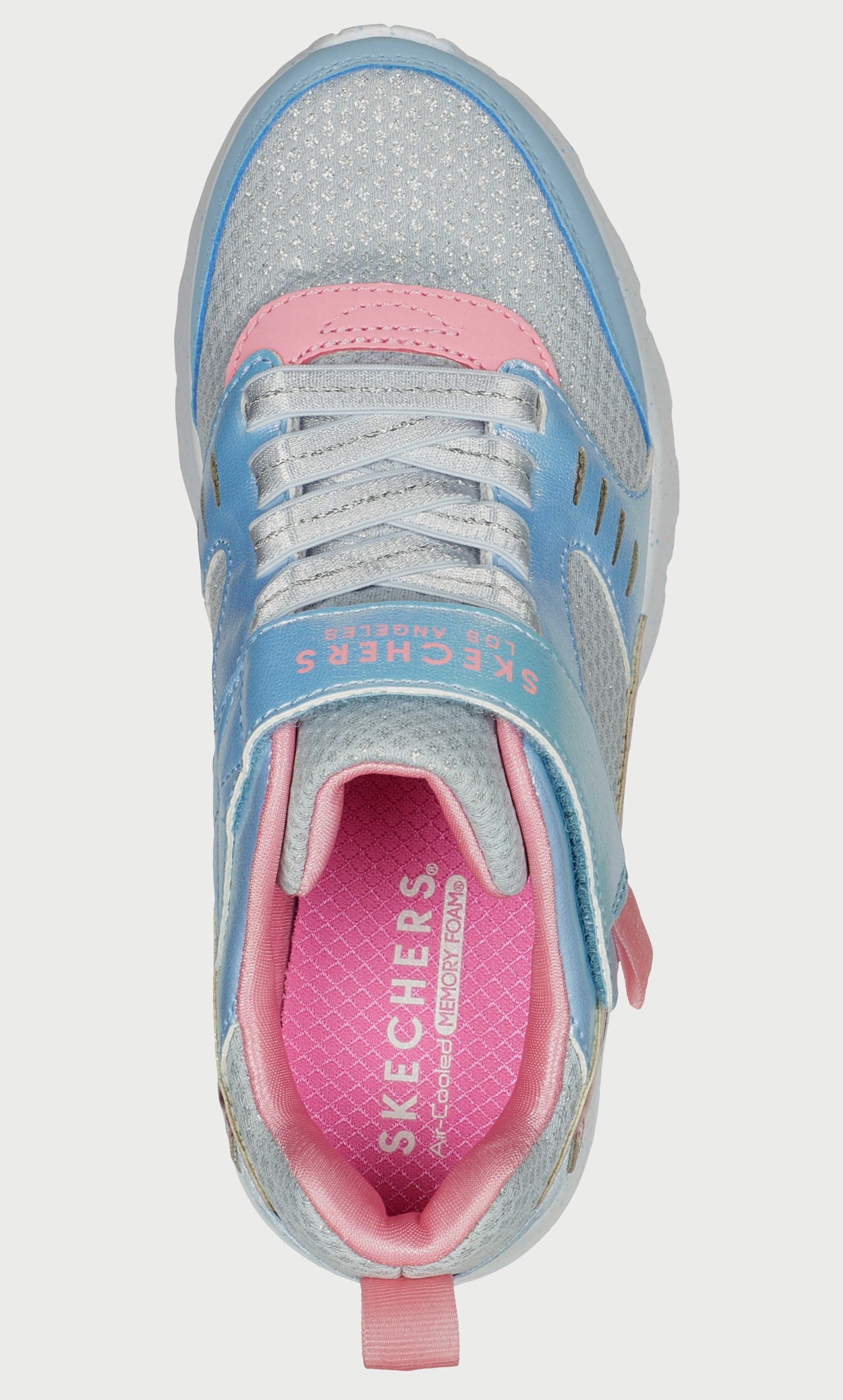 Skechers Uno Lite Girls Air Cooled Memory Foam Sneakers 310464L-girls-shoes-sneakers-image-4
