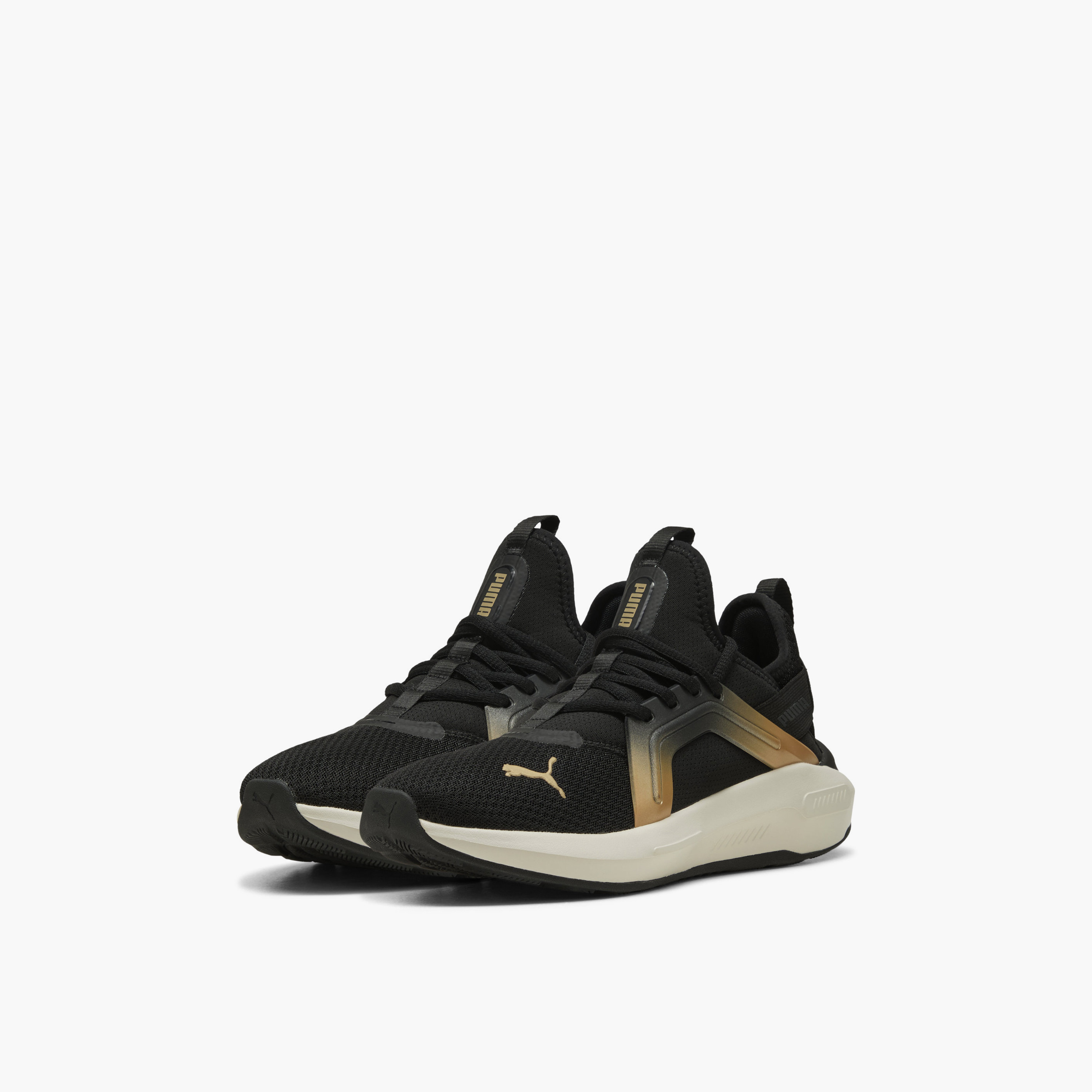 Puma Women Softride Enzo 5 Metallic Lace-Up Sports Shoes-sports-women-shoes-image-1