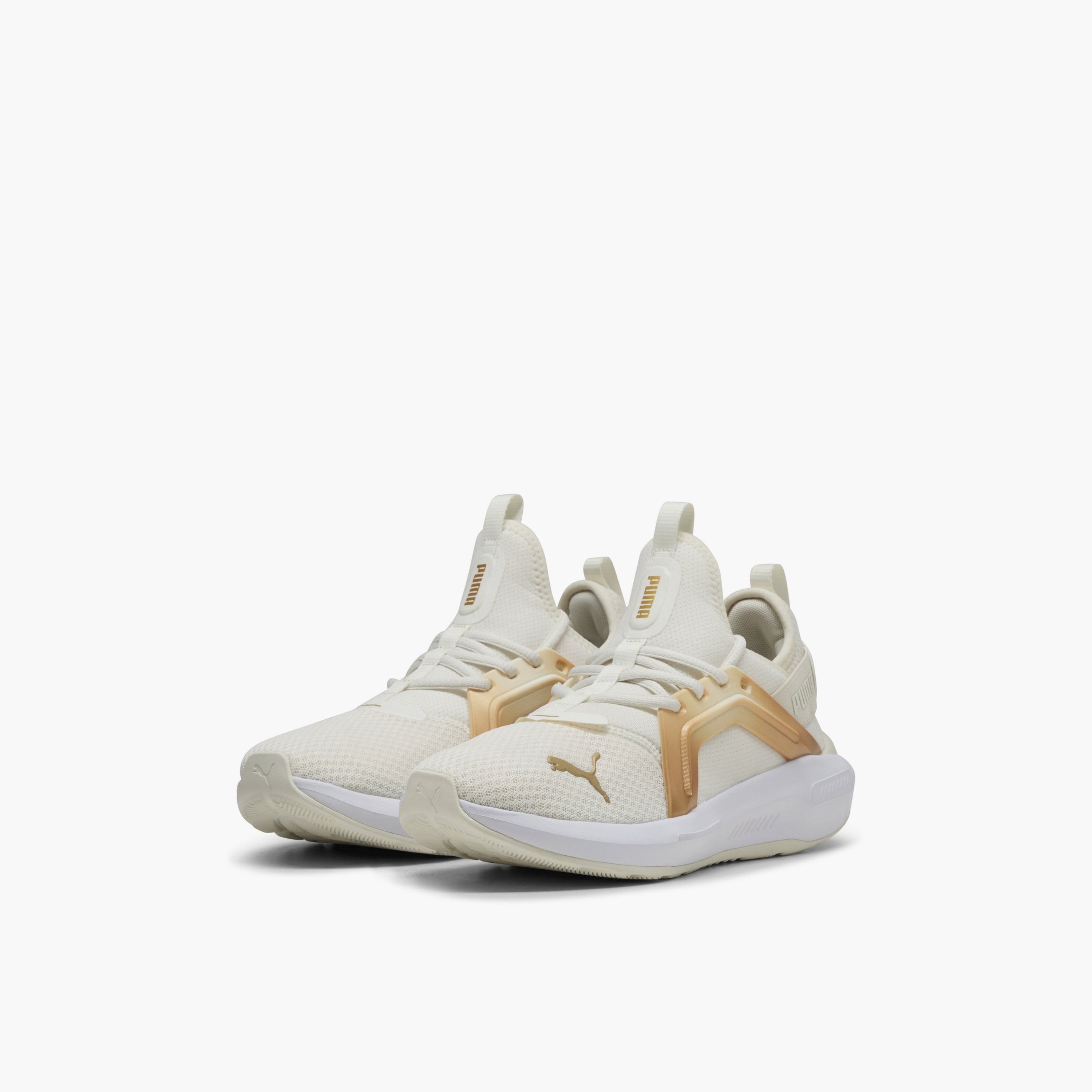 Puma Women Softride Enzo 5 Metallic Lace-Up Sports Shoes-sports-women-shoes-image-1