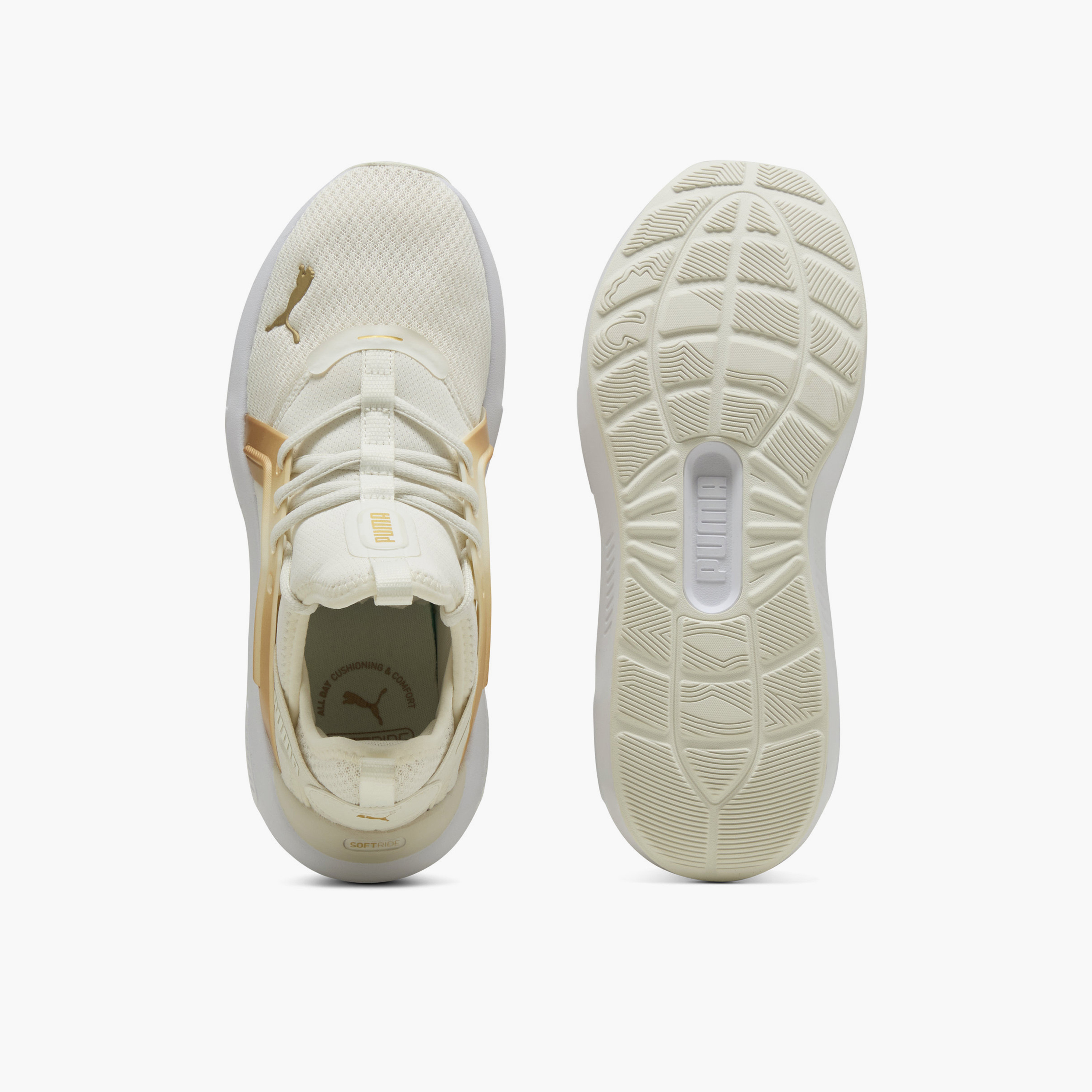 Puma Women Softride Enzo 5 Metallic Lace-Up Sports Shoes-sports-women-shoes-image-4