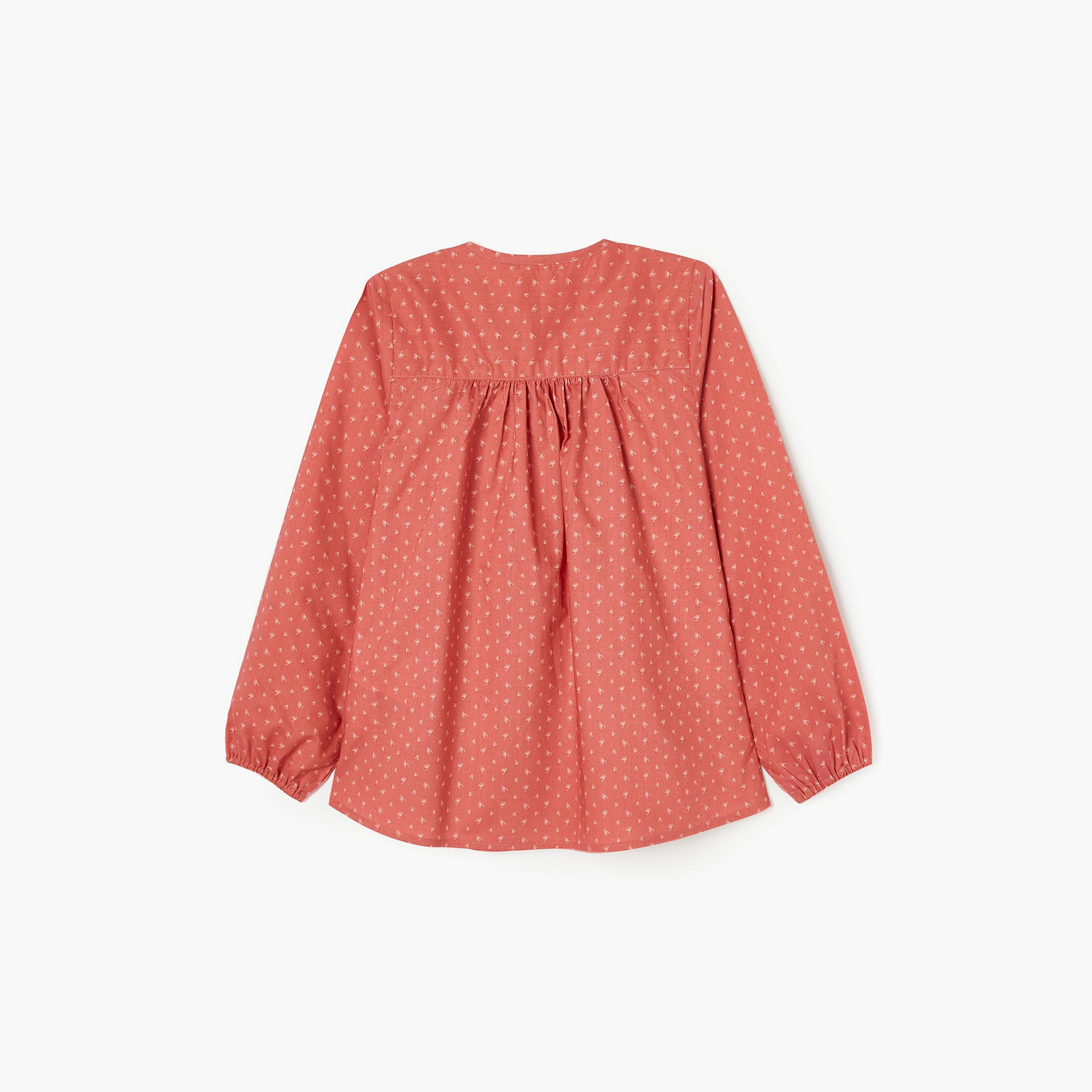 بلوزة بأكمام طويلة مطبوعة من زيبي-girls-clothing-blousesandshirts-image-2