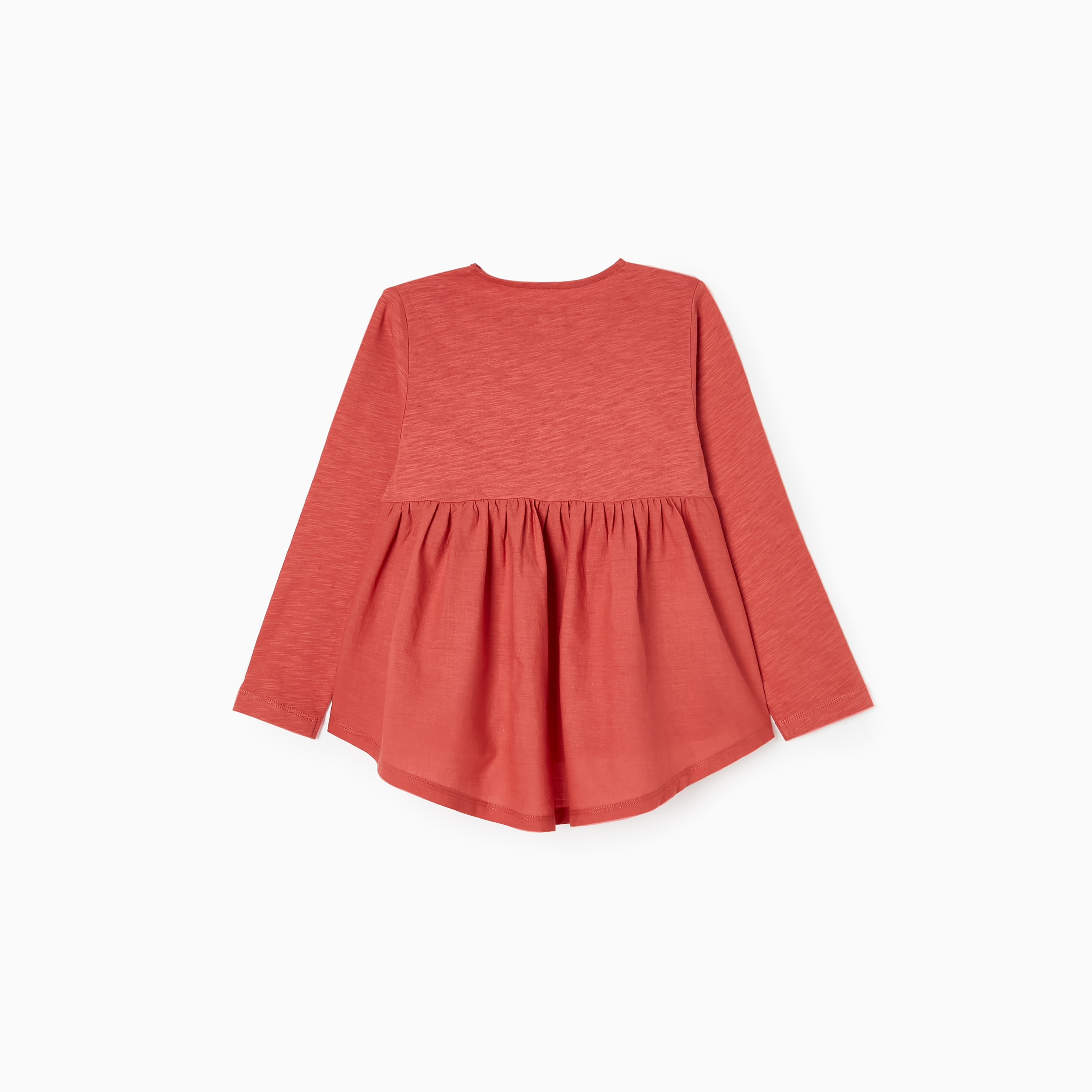 تي شيرت قطن جيرسي بأكمام طويلة للبنات من زيبي-girls-clothing-tshirts-image-2