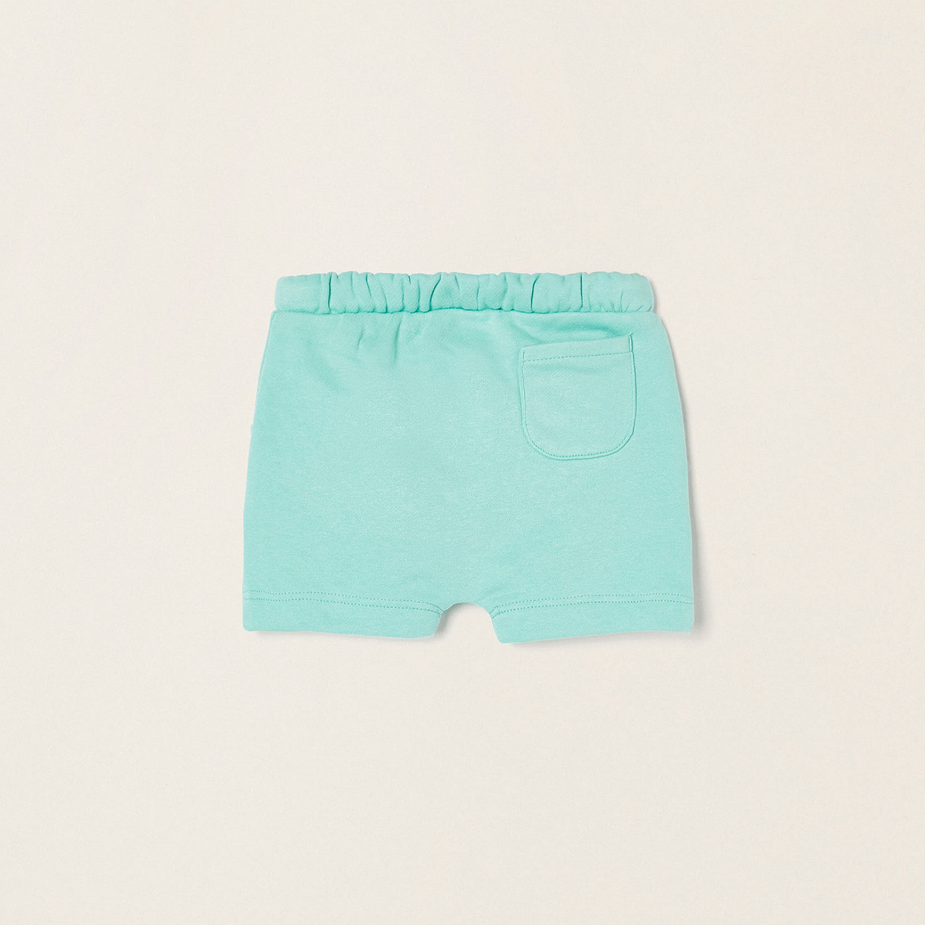 Zippy ZY Mini Solid Elasticated Sports Shorts-baby-boys-clothing-bottoms-shorts-image-2