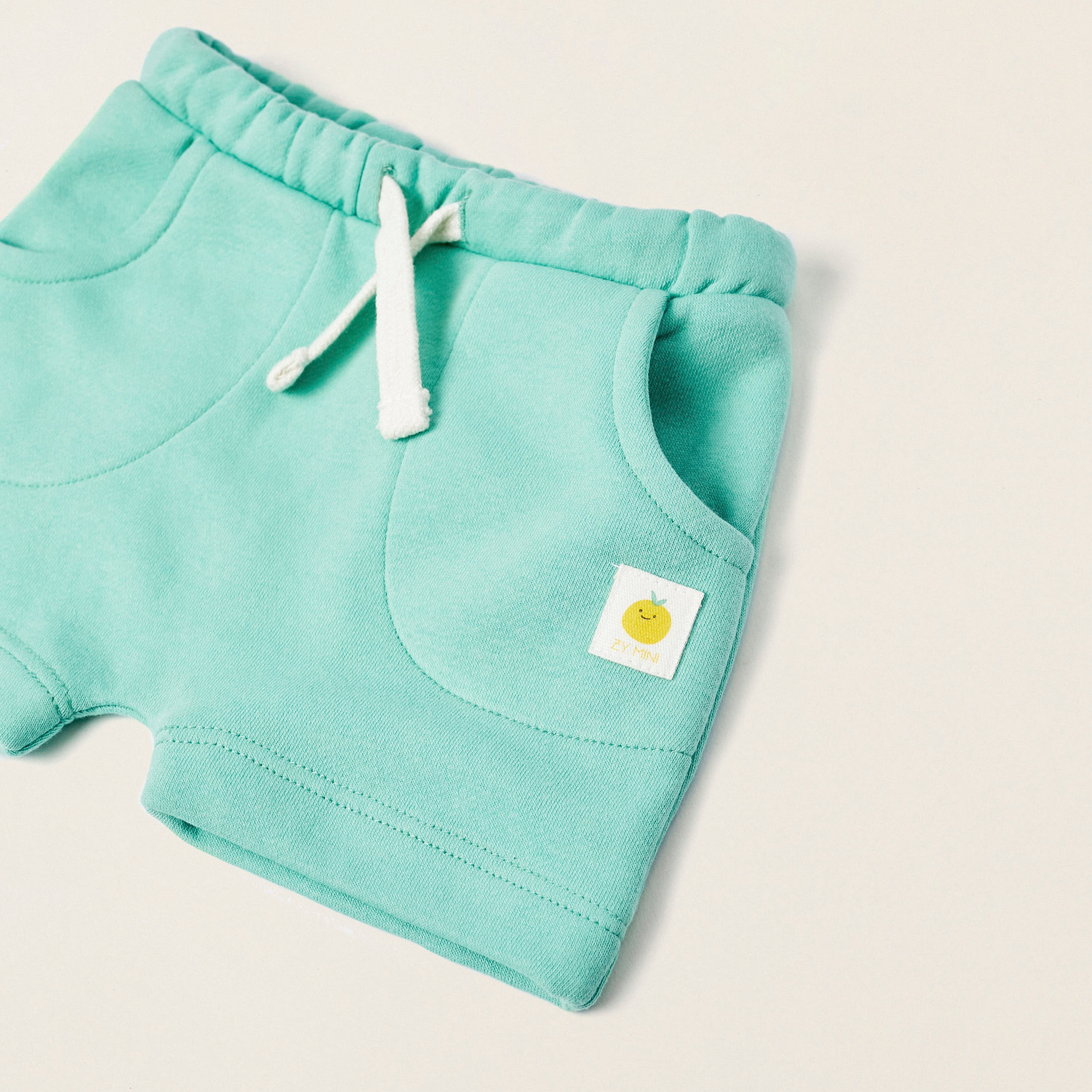 Zippy ZY Mini Solid Elasticated Sports Shorts-baby-boys-clothing-bottoms-shorts-image-3