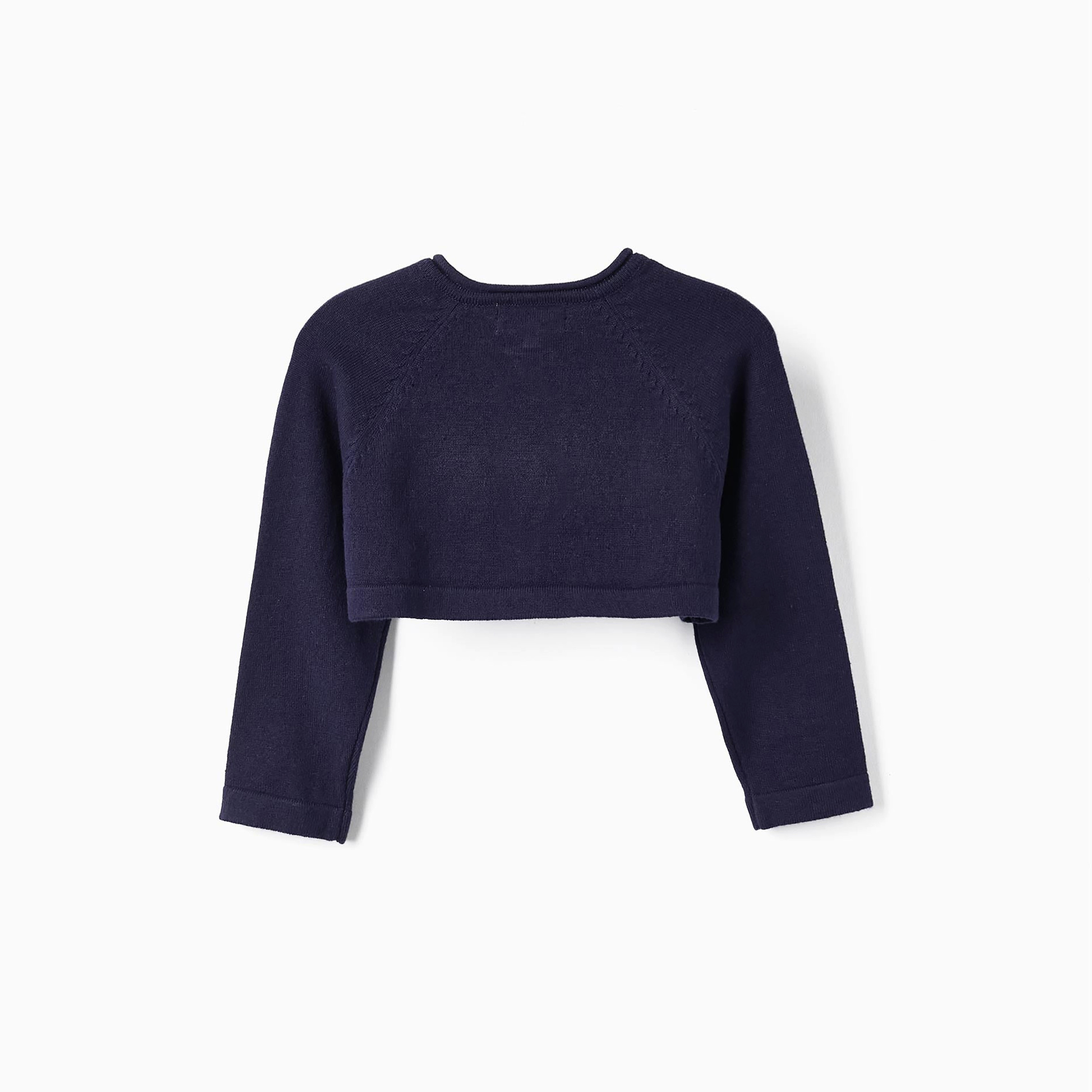 كارديجان سادة بأكمام طويلة من زيبي-baby-girls-clothing-jumpersandcardigans-image-2
